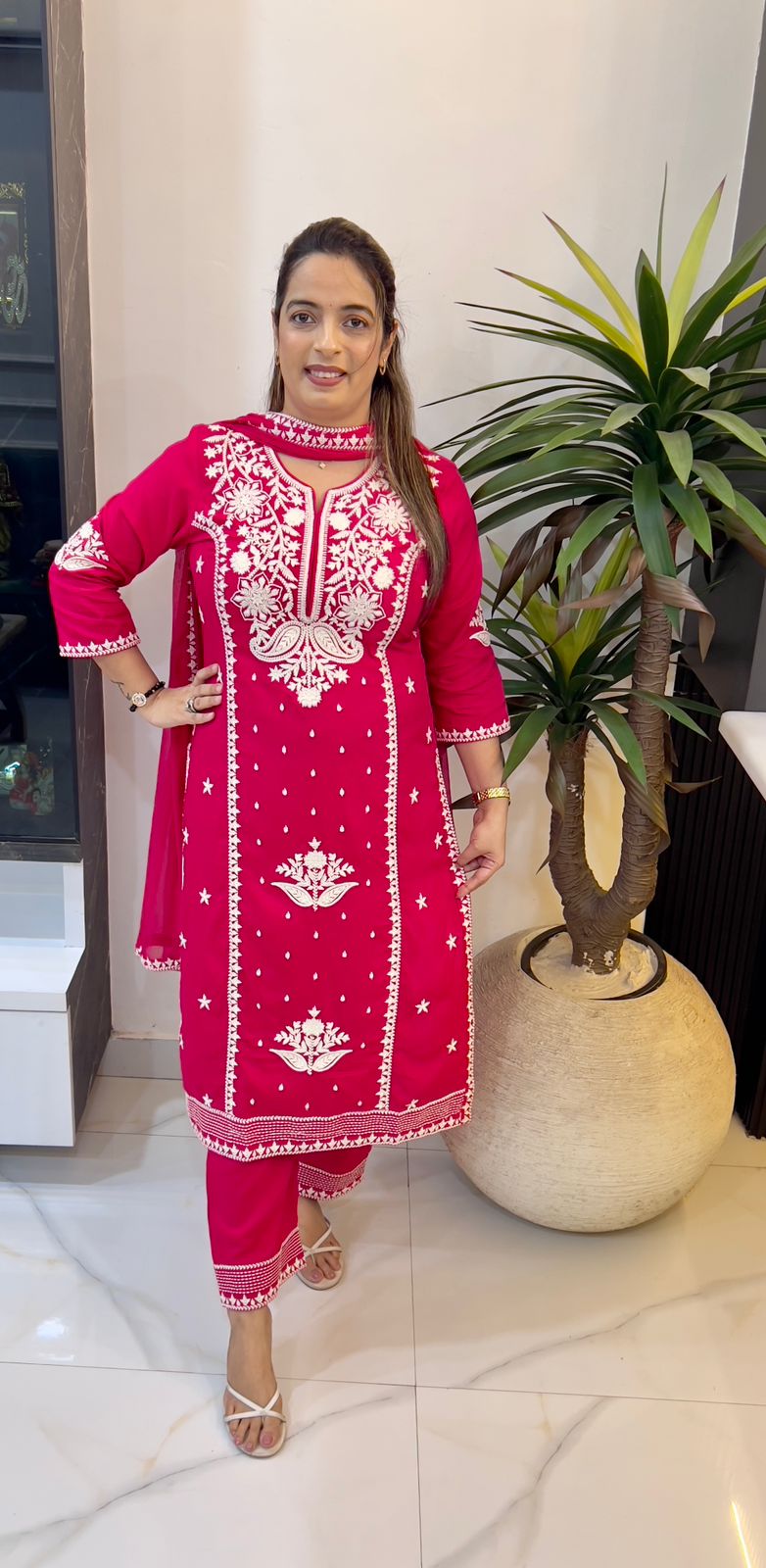 Floral A-Line Rayon Dress for Women – Casual & Party Wear