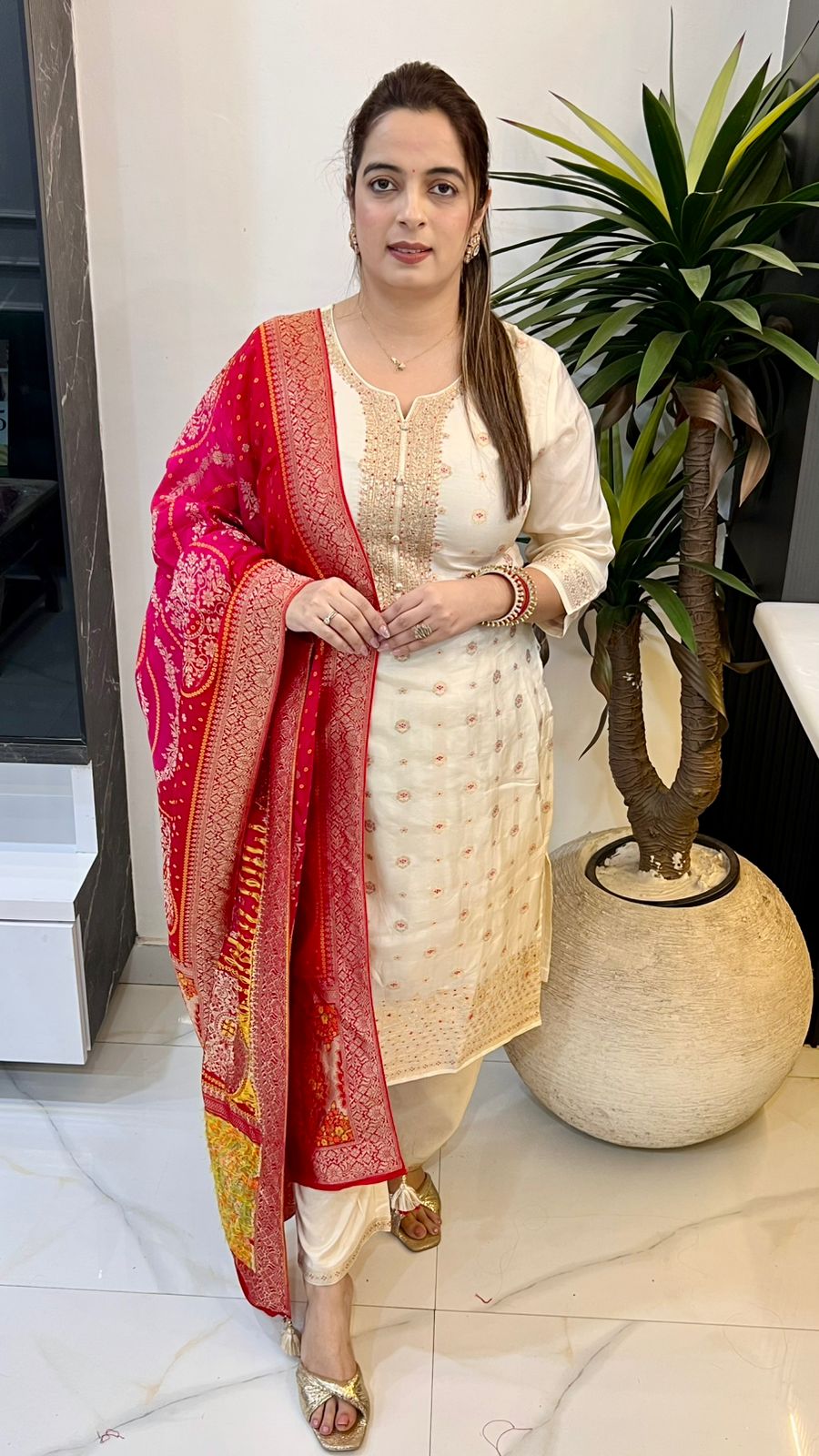 Pure Silk Banarasi Dupatta