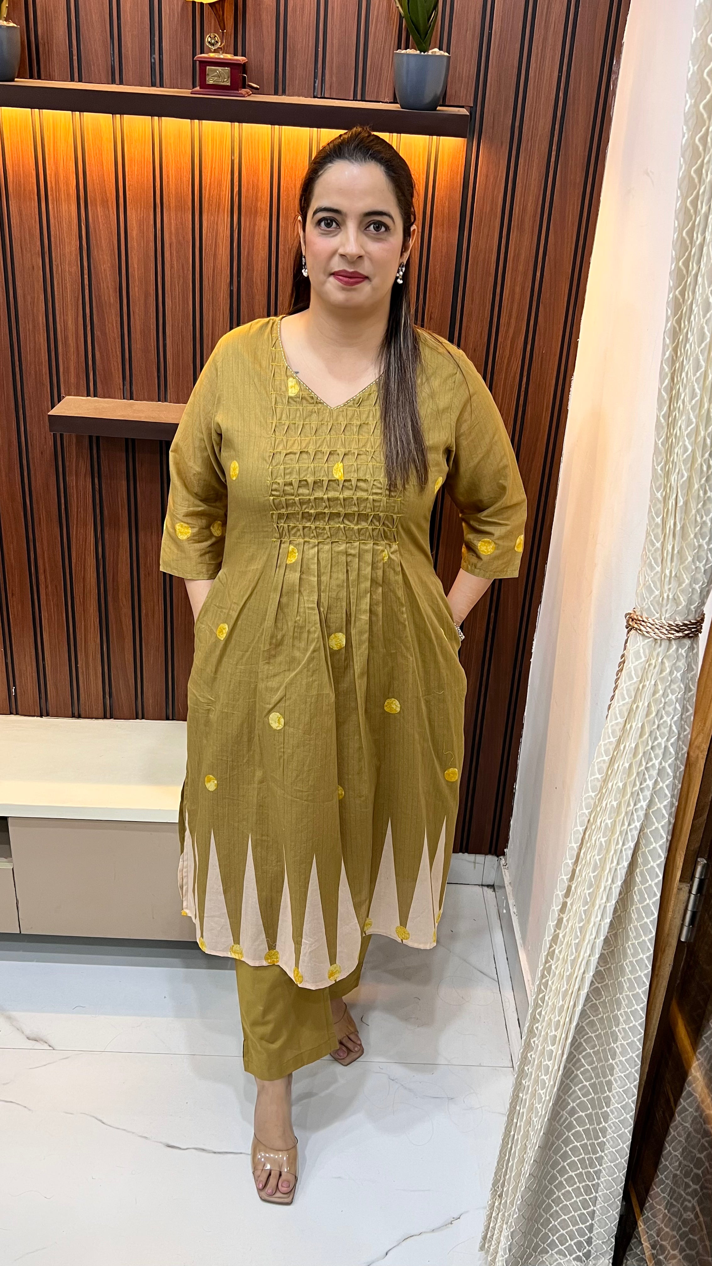Mul Cotton Co-ord Set with Pure Cotton Lining