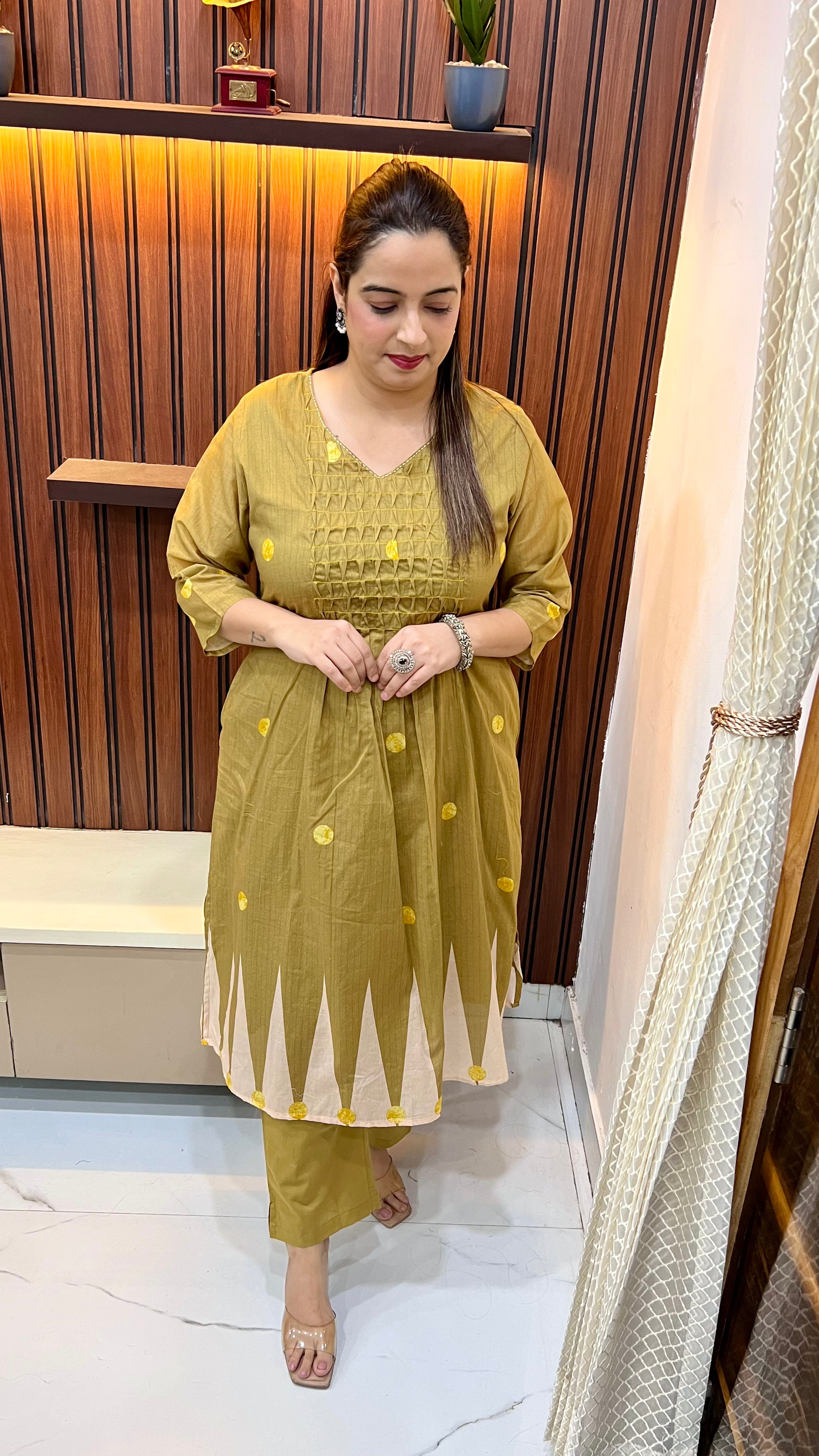 Mul Cotton Co-ord Set with Pure Cotton Lining