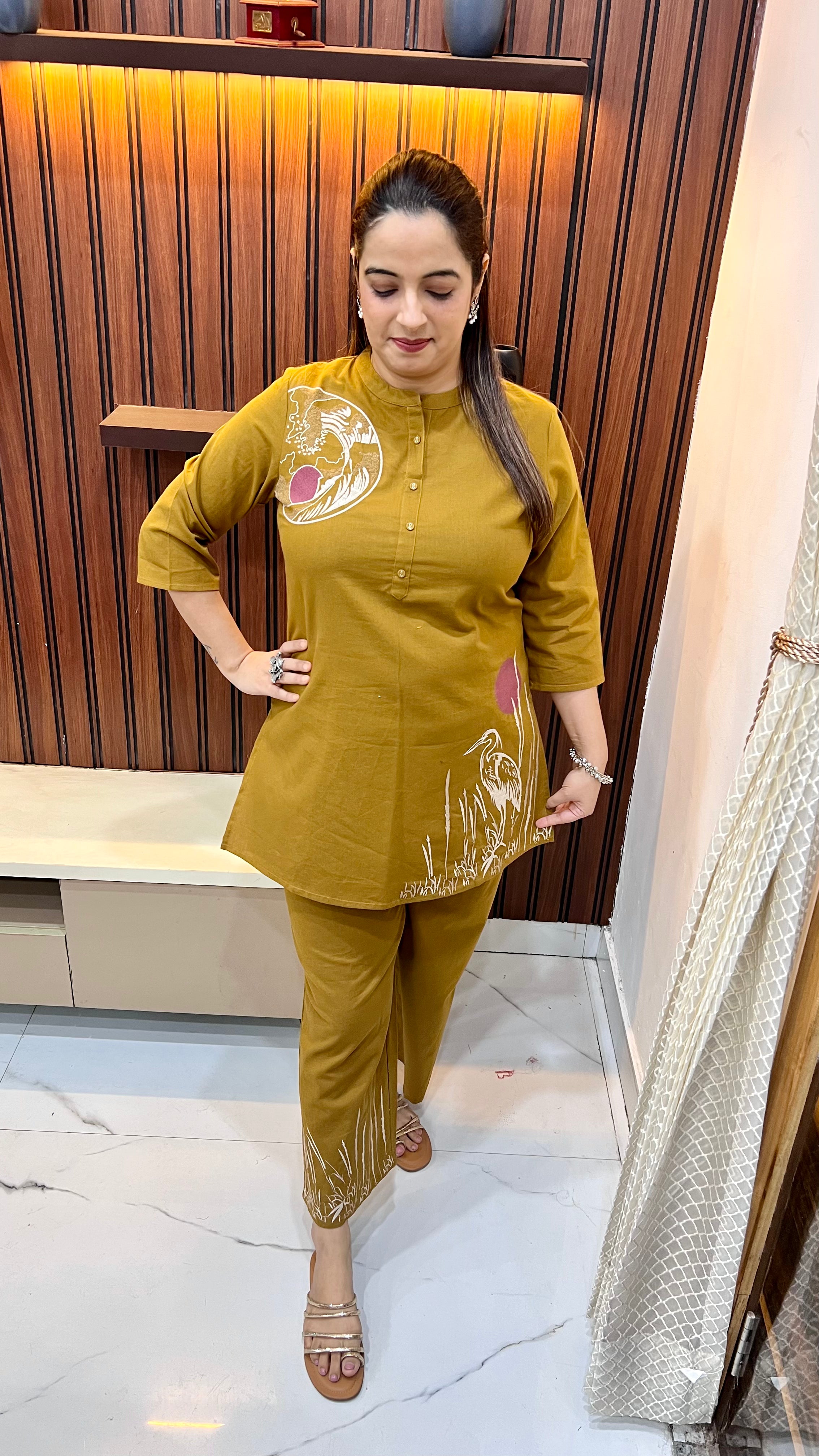 Handloom Cotton Co-ord Set ✨