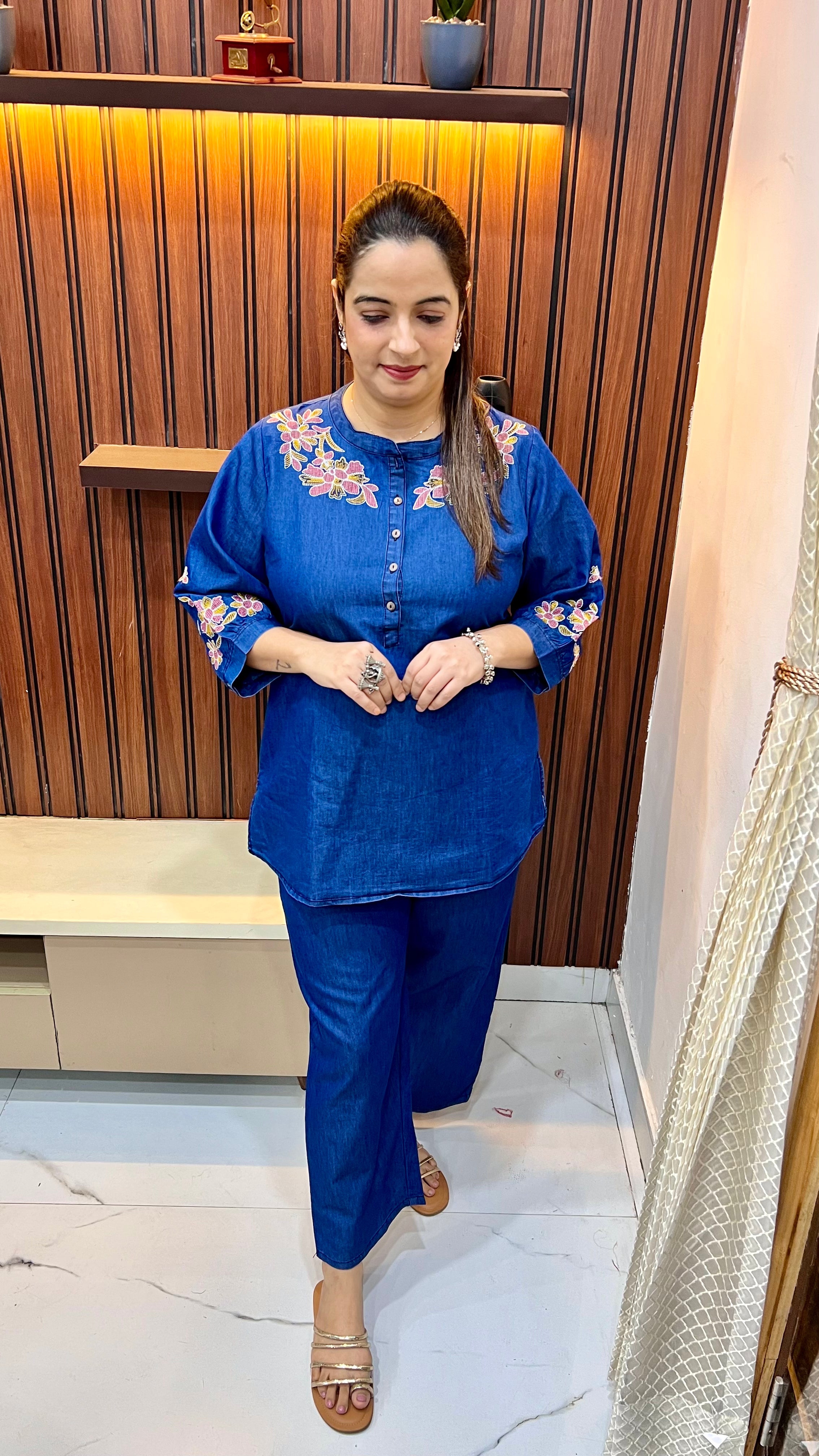 Denim Co-ord Set ✨