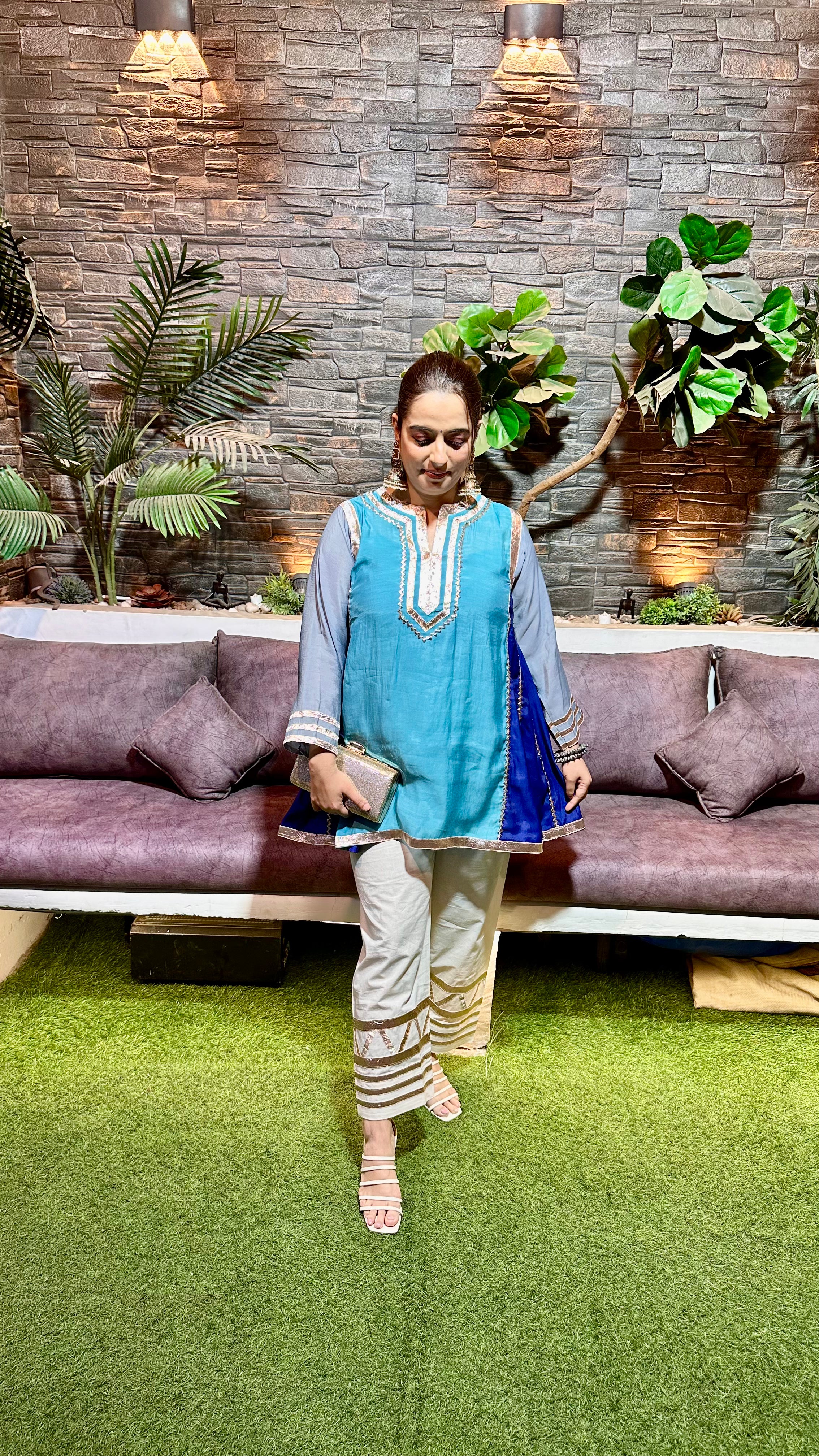 Most Viral Mul Chanderi Ensemble Inspired by (Kareena Kapoor)