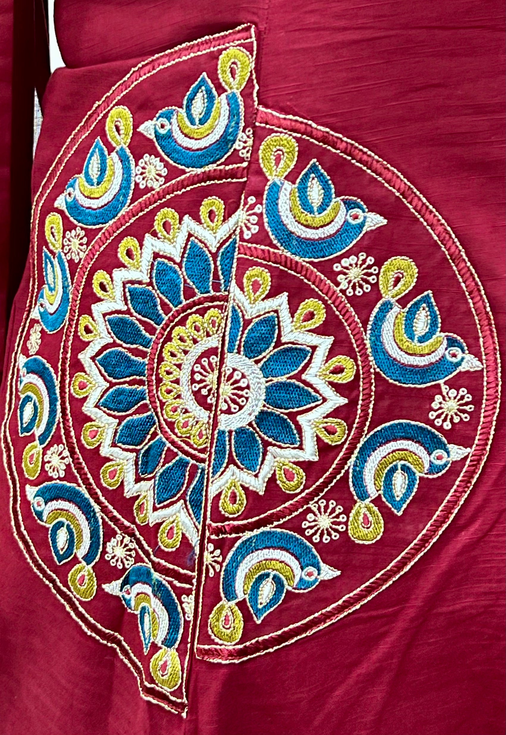 Pure Handloom Cotton Suit with Handmade Tassels ✨