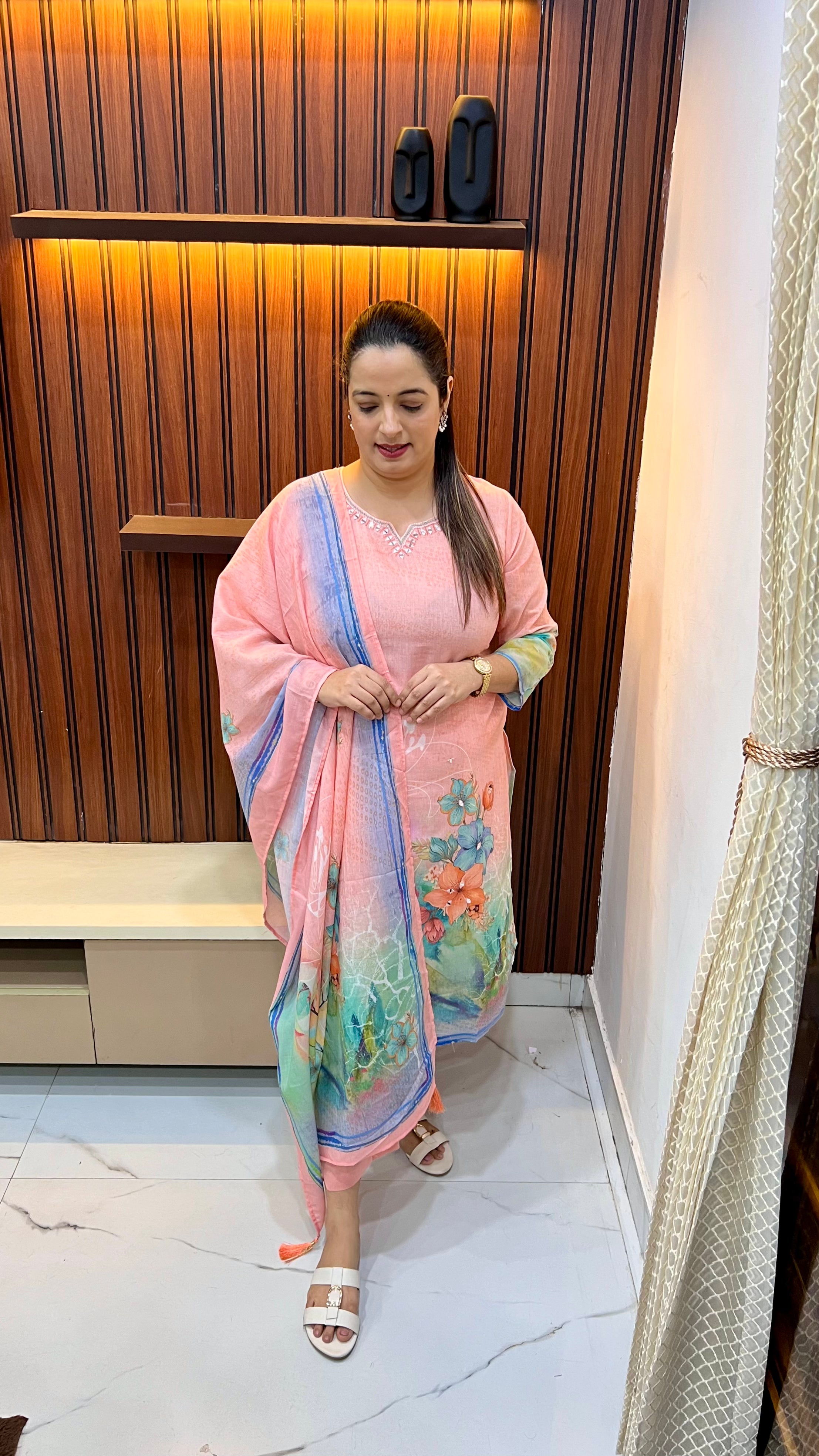 Mul Cotton Suit with Pure Cotton Lining – Soft & Comfortable Ethnic Wear