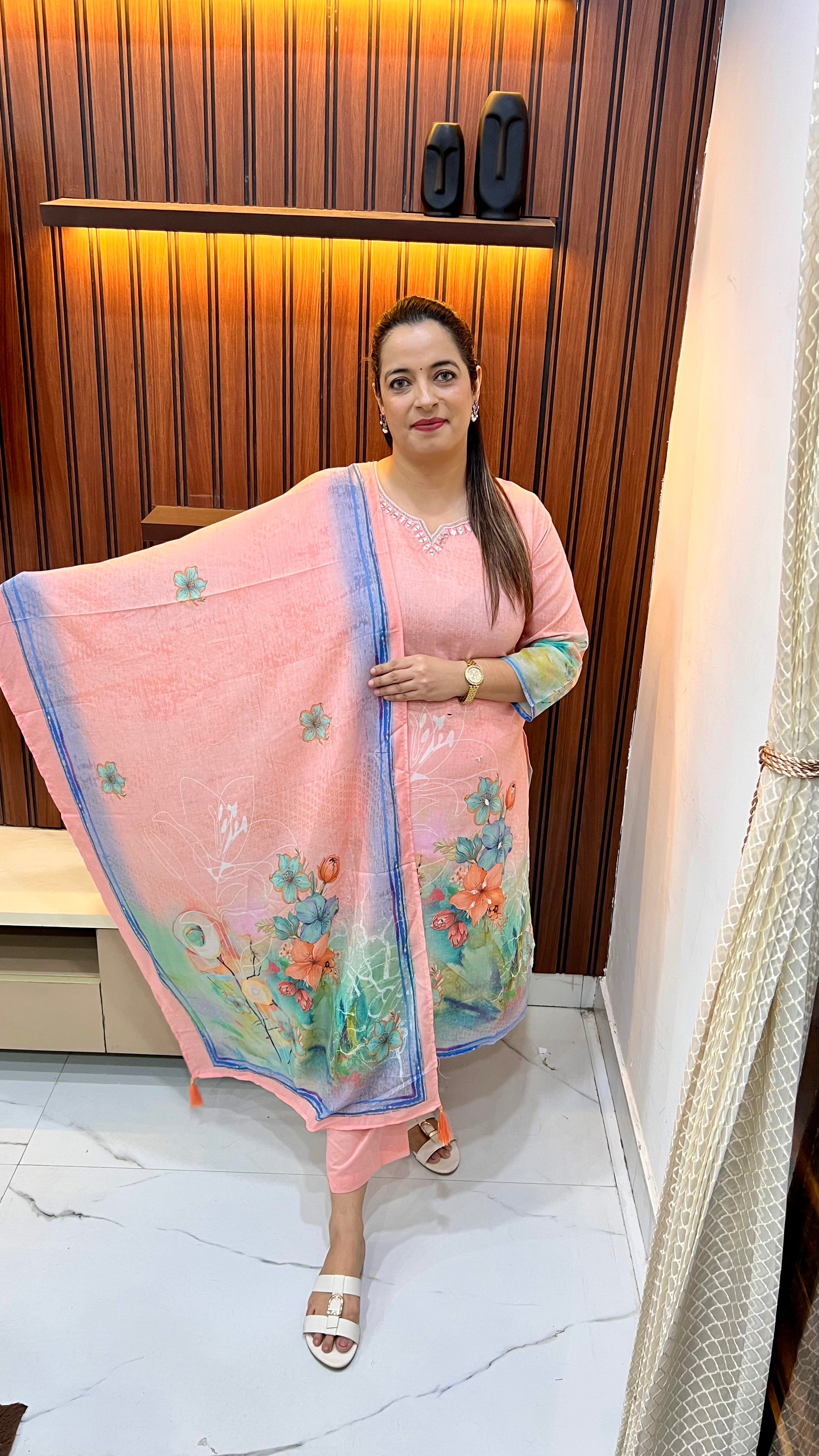 Mul Cotton Suit with Pure Cotton Lining – Soft & Comfortable Ethnic Wear