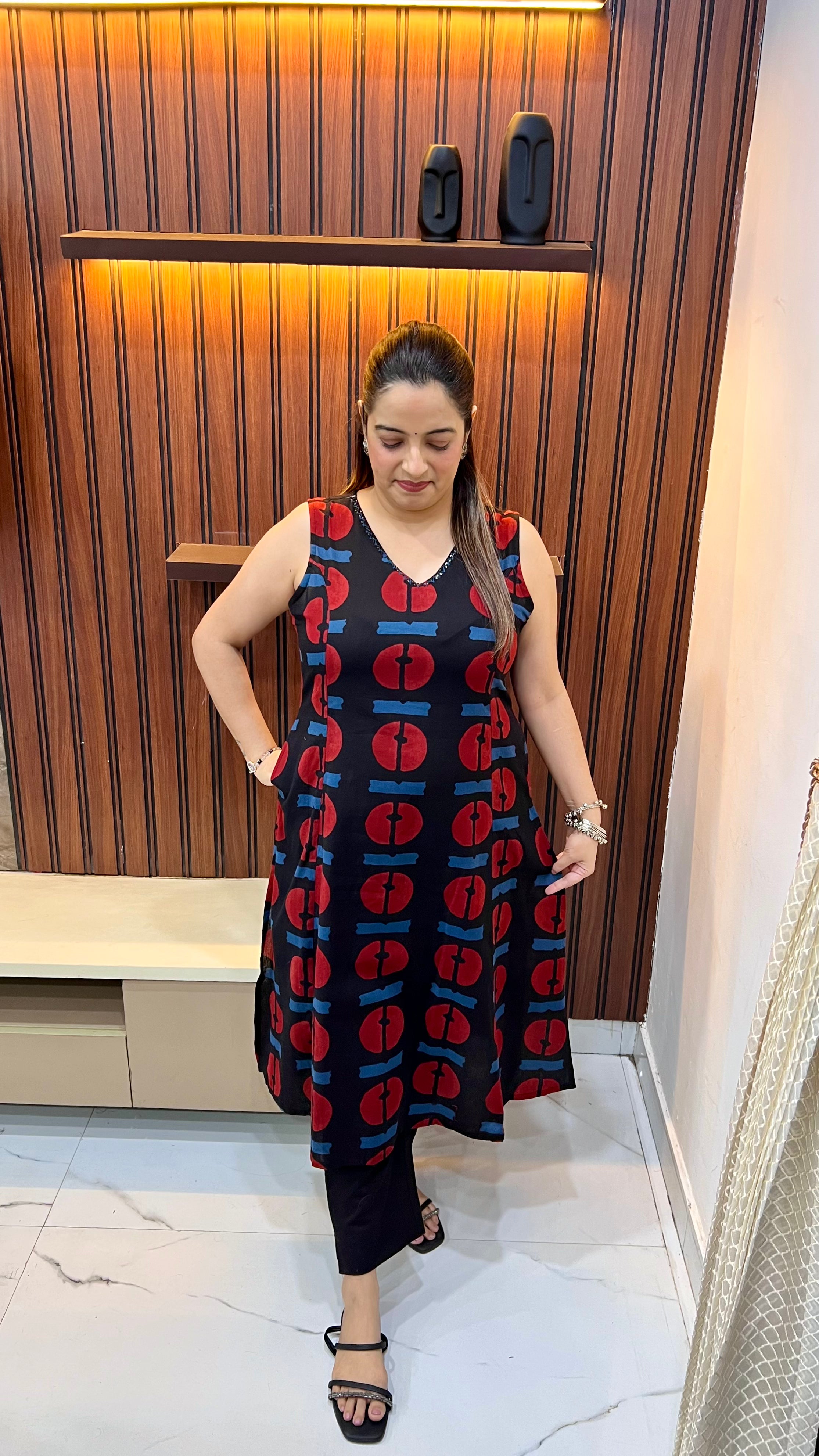 Pure Handloom Cotton Co-ord Set