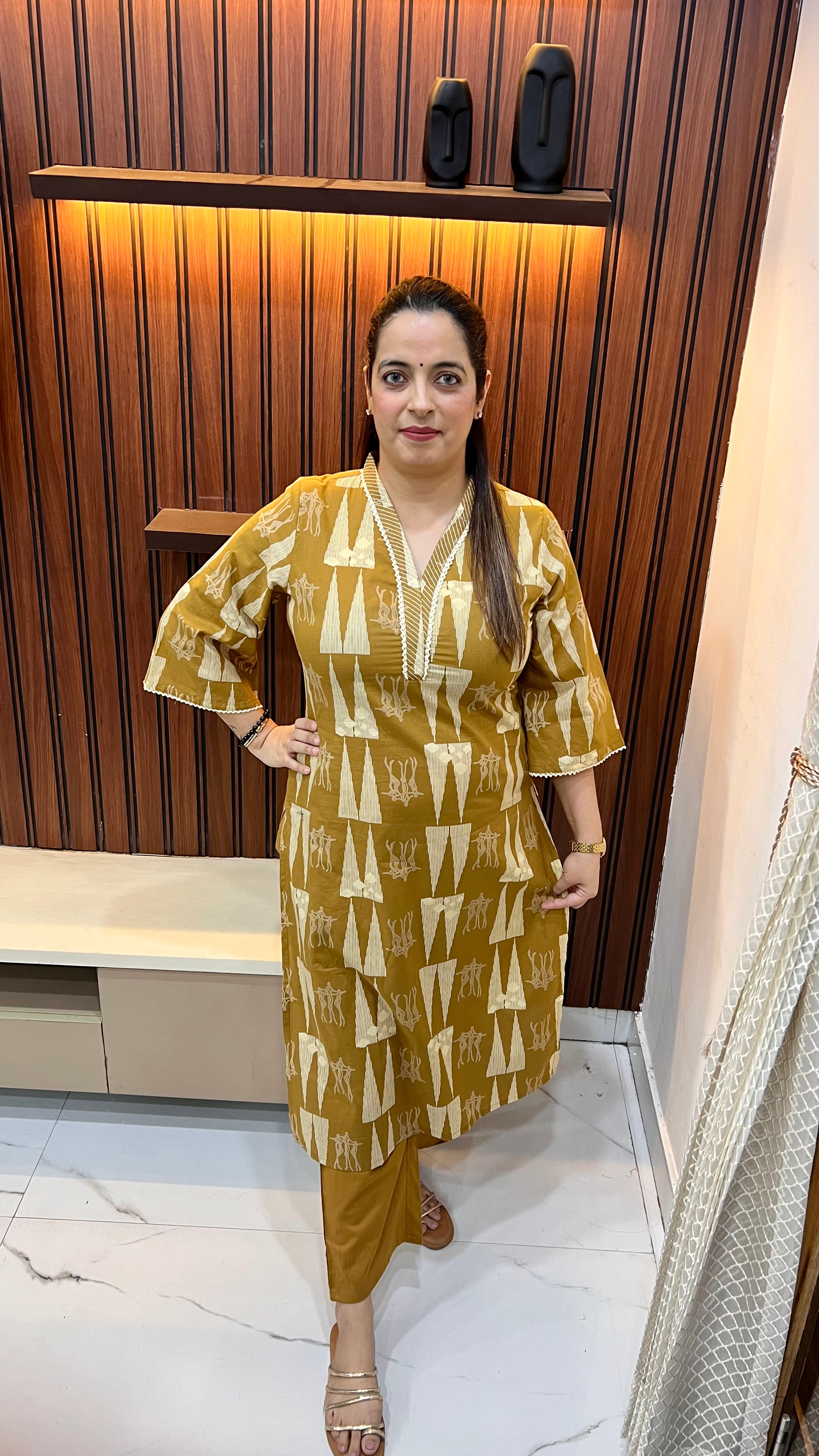 Pure Cotton Block Print Co-ord Set