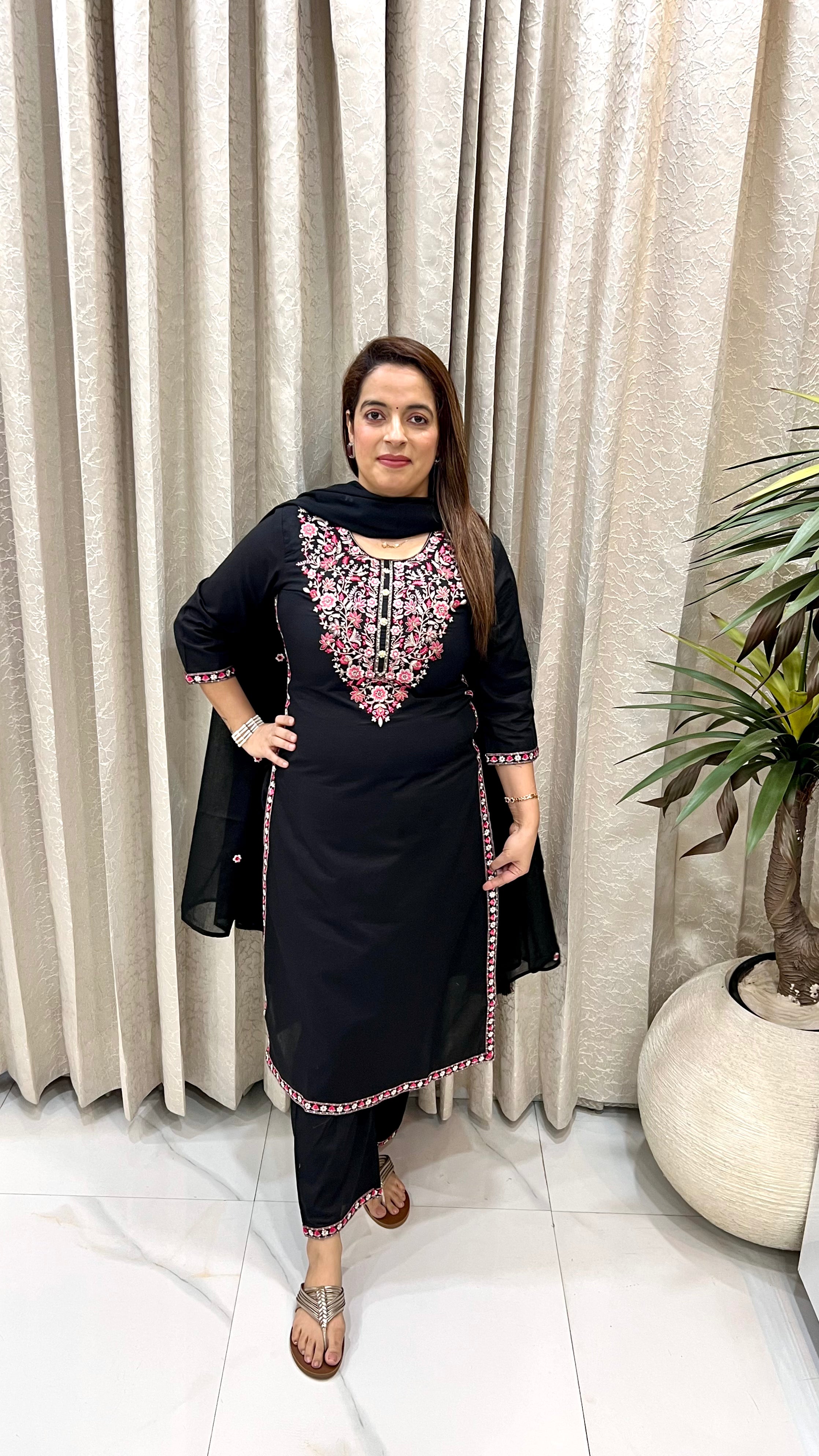 Pure Cotton Kantha & Cut-Dana Suit