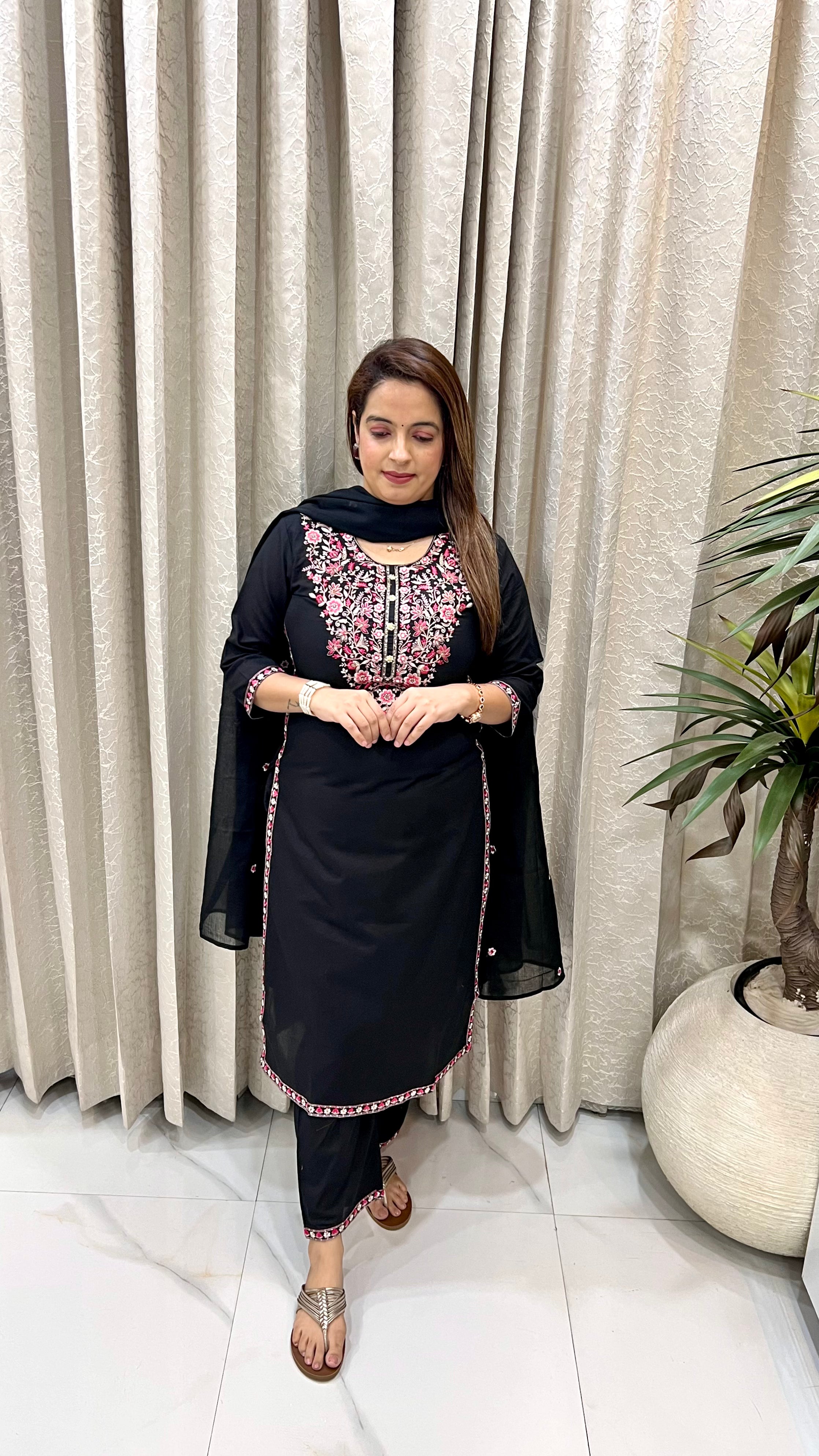 Pure Cotton Kantha & Cut-Dana Suit