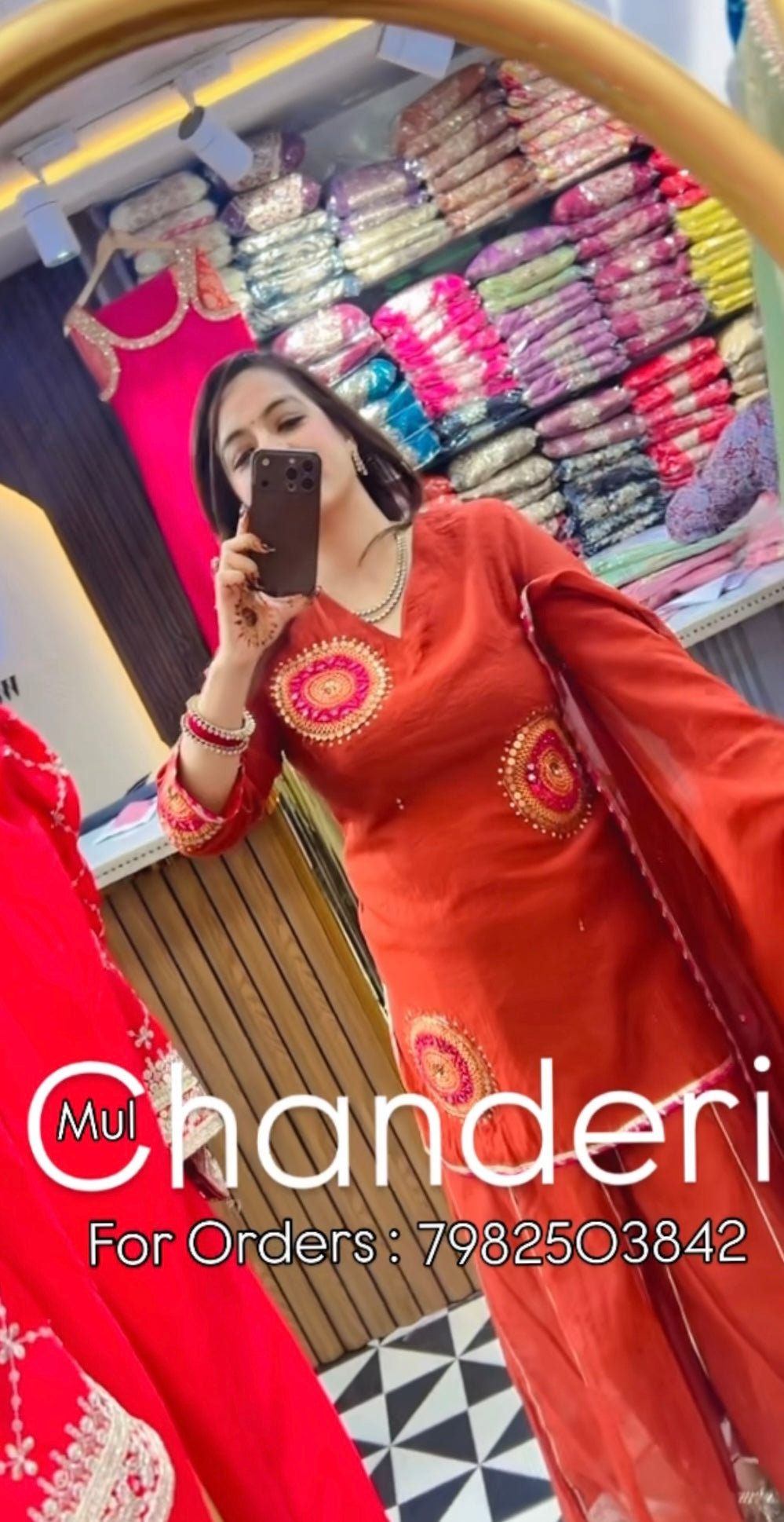 Breathable Luxury: Mul Chanderi Suit Set