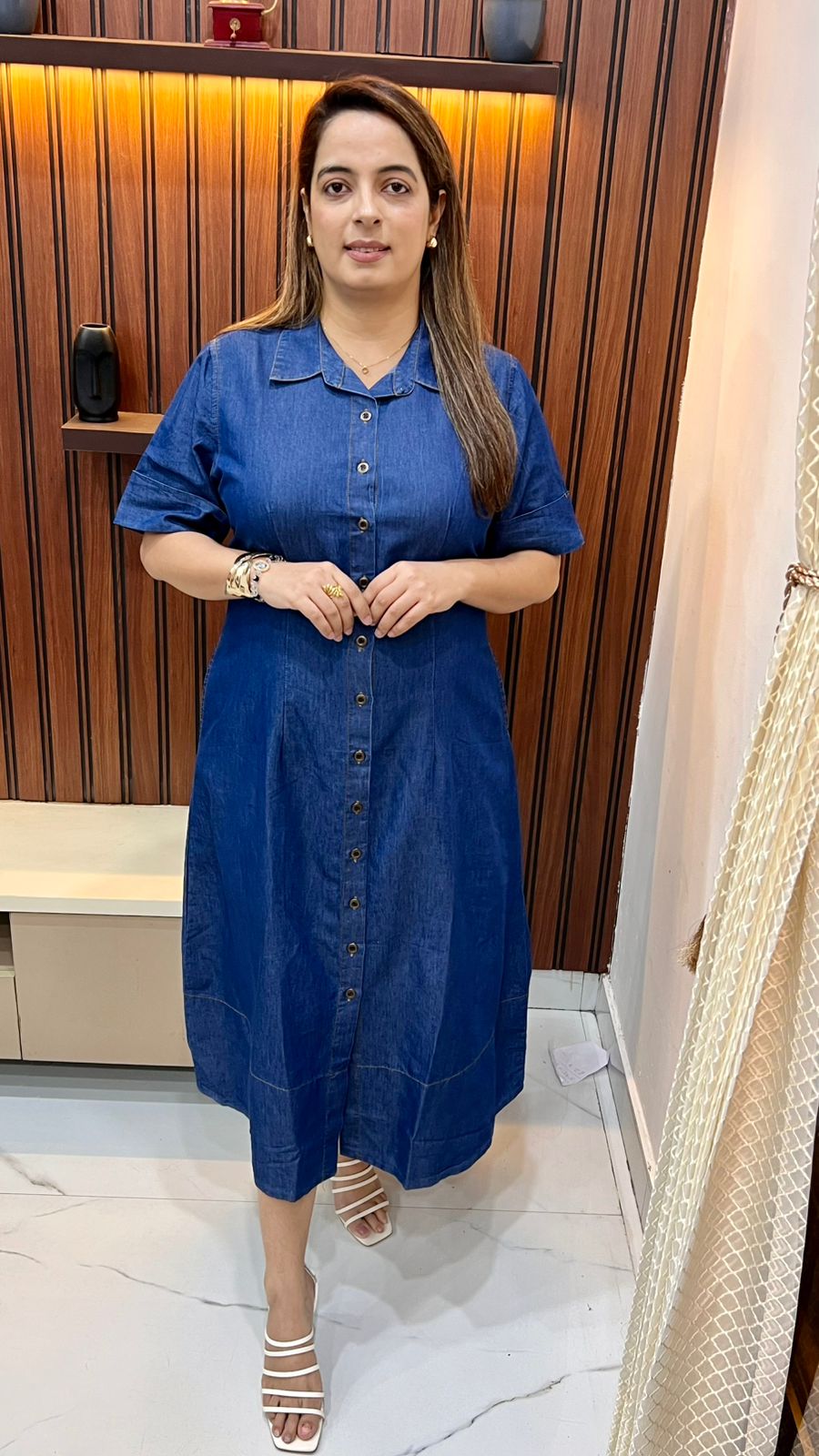 Denim Tunic – Soft, Breathable & Comfortable All-Day Wear