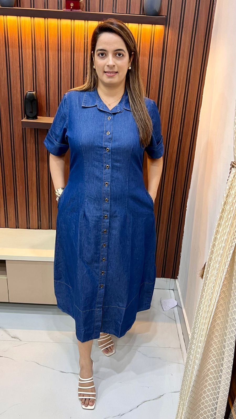 Denim Tunic – Soft, Breathable & Comfortable All-Day Wear