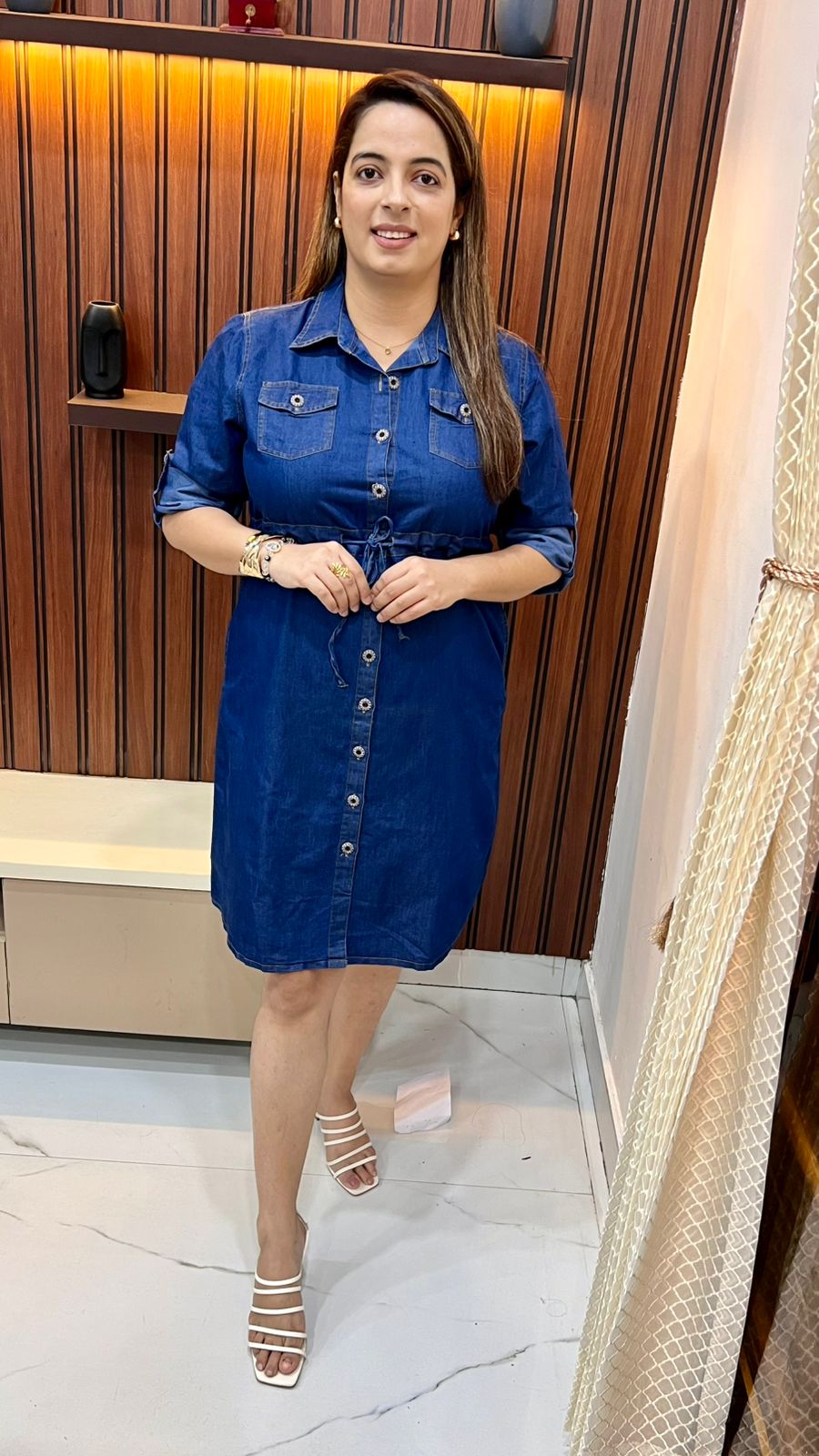 Denim Tunic – Soft, Breathable & Comfortable All-Day Wear