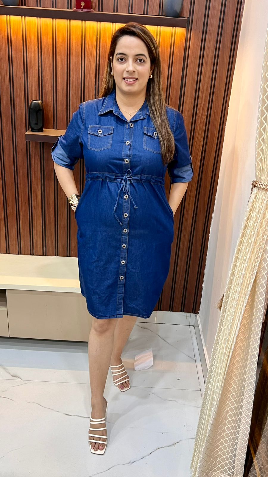 Denim Tunic – Soft, Breathable & Comfortable All-Day Wear