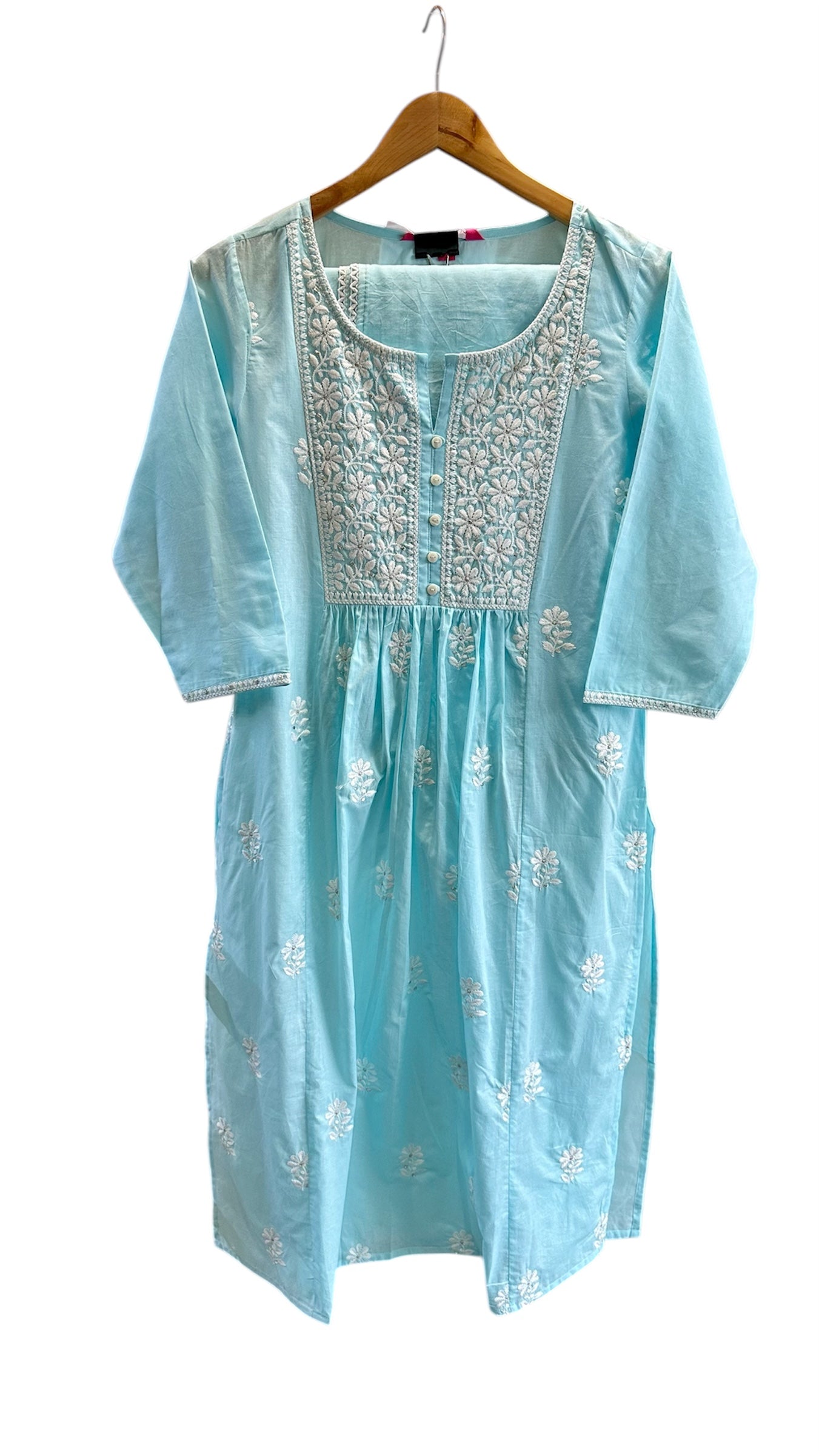 Pure Cotton Suit with Lucknowi Work ✨