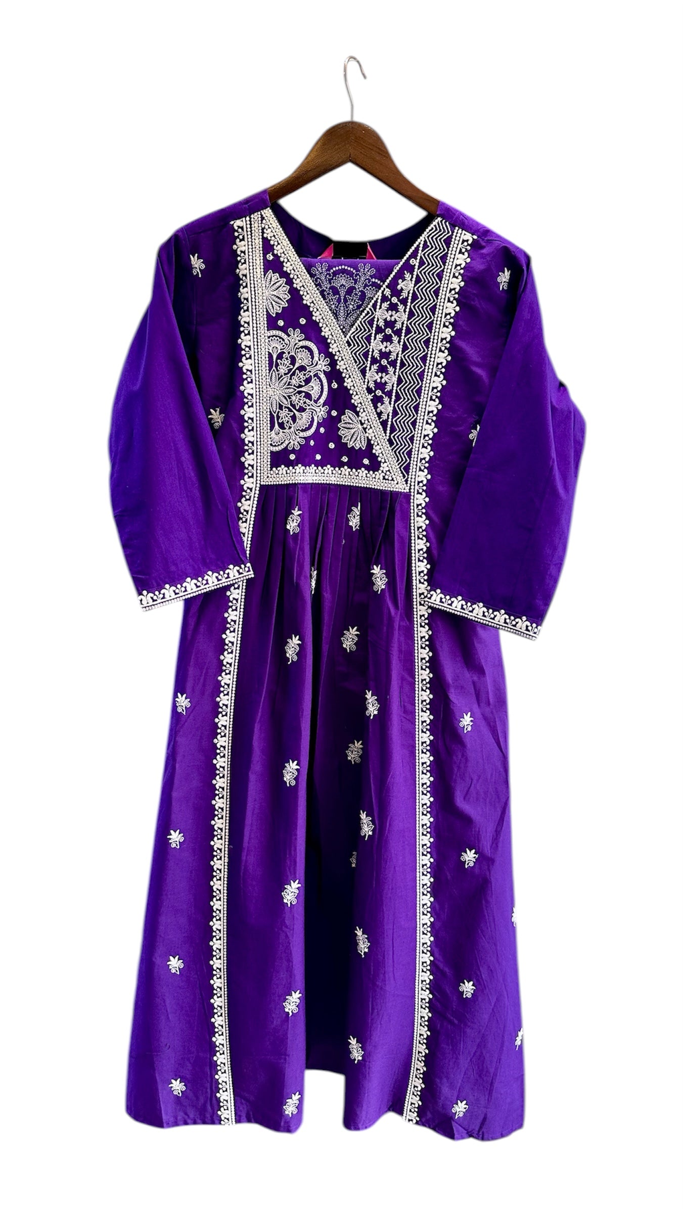 Pure Cotton Suit with Thread Embroidery ✨