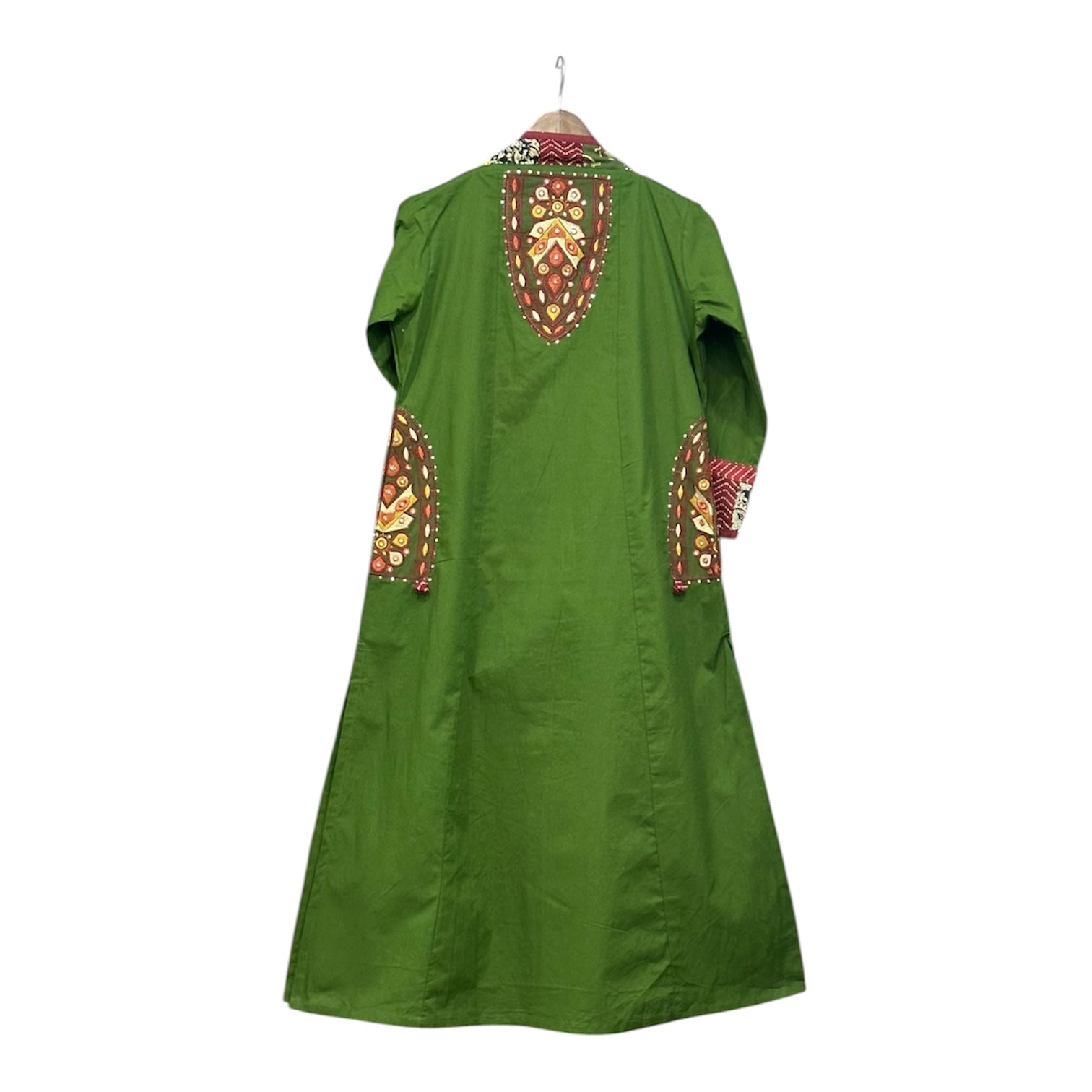 The Everyday Artisan: Pure Cotton Kalamkari & Ajrakh Mirror Work Suit