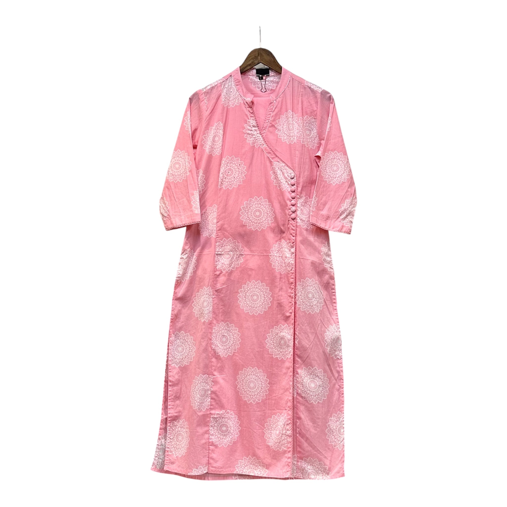 Pure Cotton Block Print & Potli Button Suit