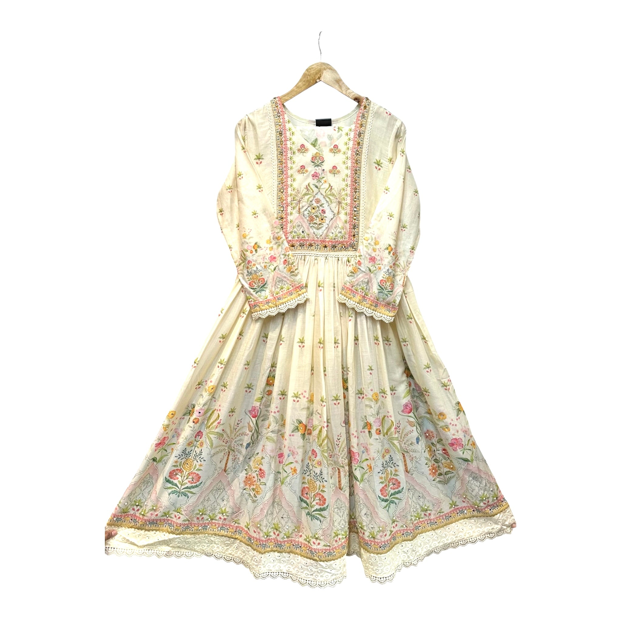 Mul Cotton Digital Print Anarkali Suit