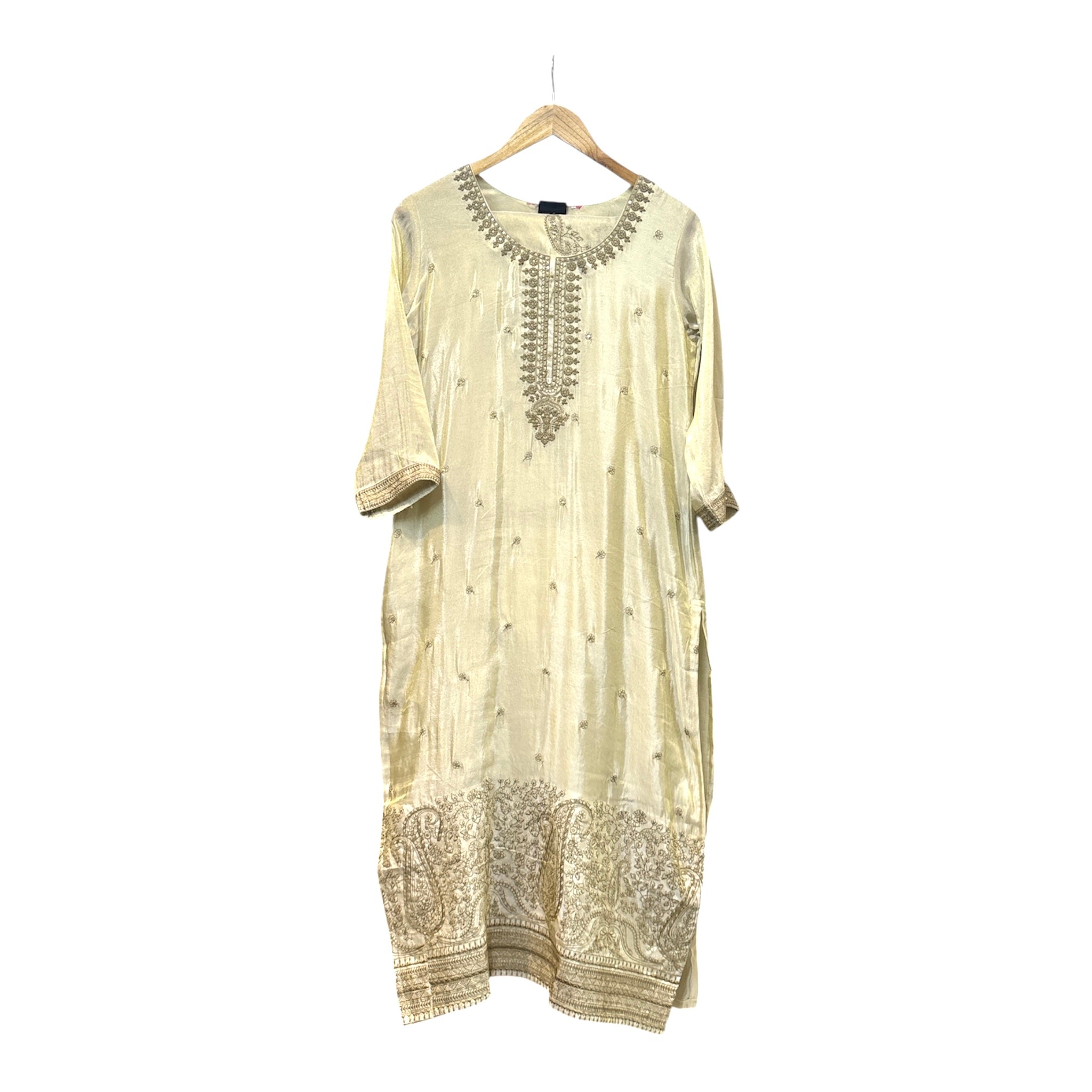 Luminous Modern Royalty: Luxury Organza Shimmer, Intricate Multi-Craft Embroidery, & Ethereal Coordinated Sparkle