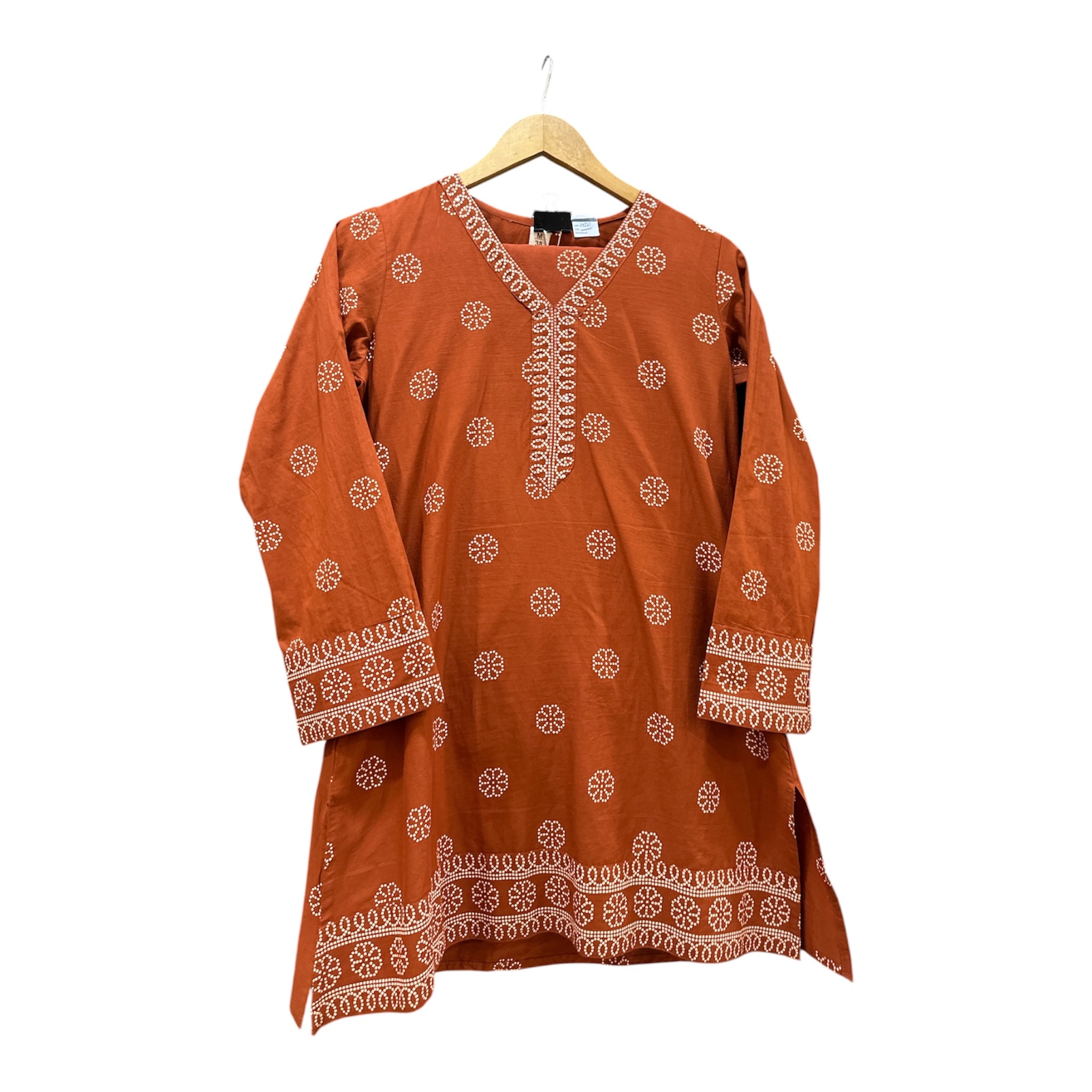 Viral Farahi Salwar Set with Bandhani Print Cotton Shirt & Mulmul Cotton Dupatta