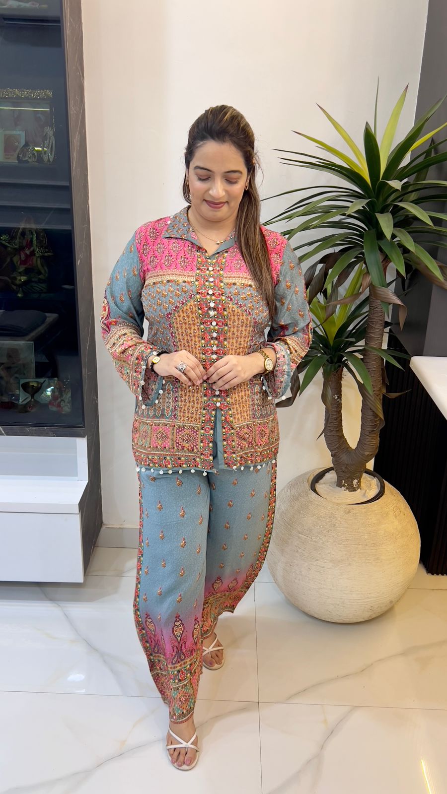 Coord Set in Russian Crepe