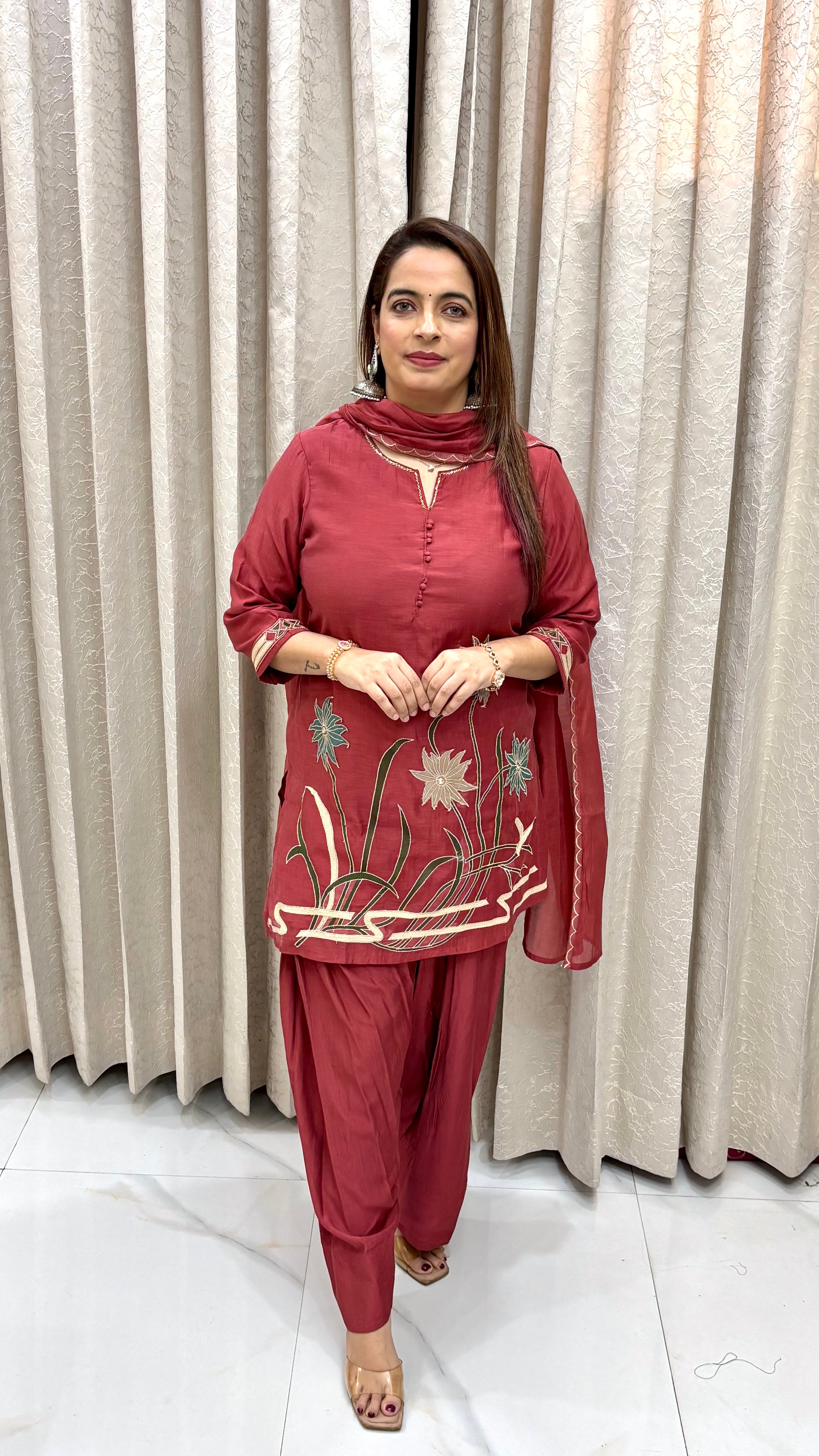 Most Viral Shantoon Farshi Salwar Suit