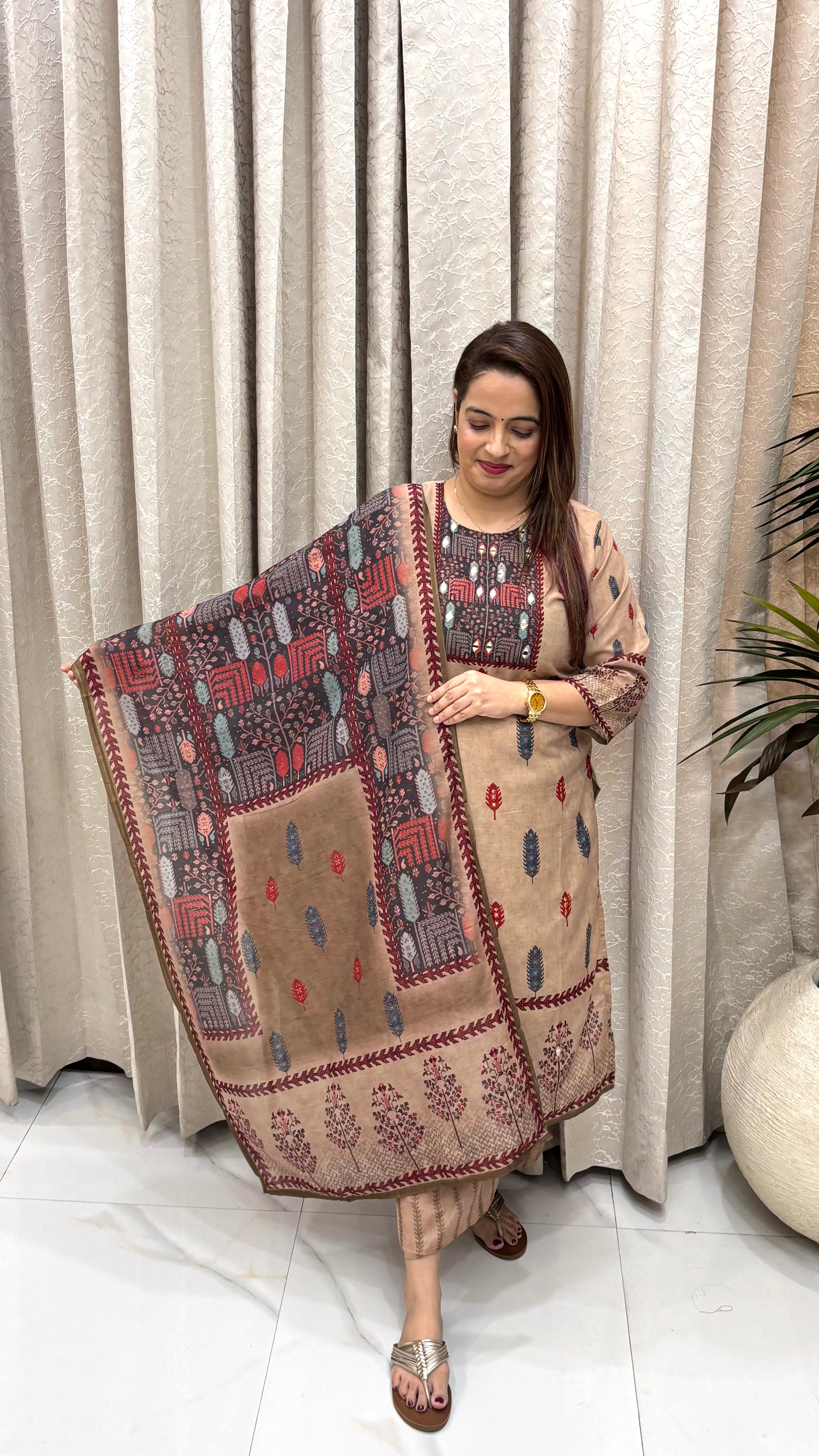 Mulmul Cotton Designer Suit ✨