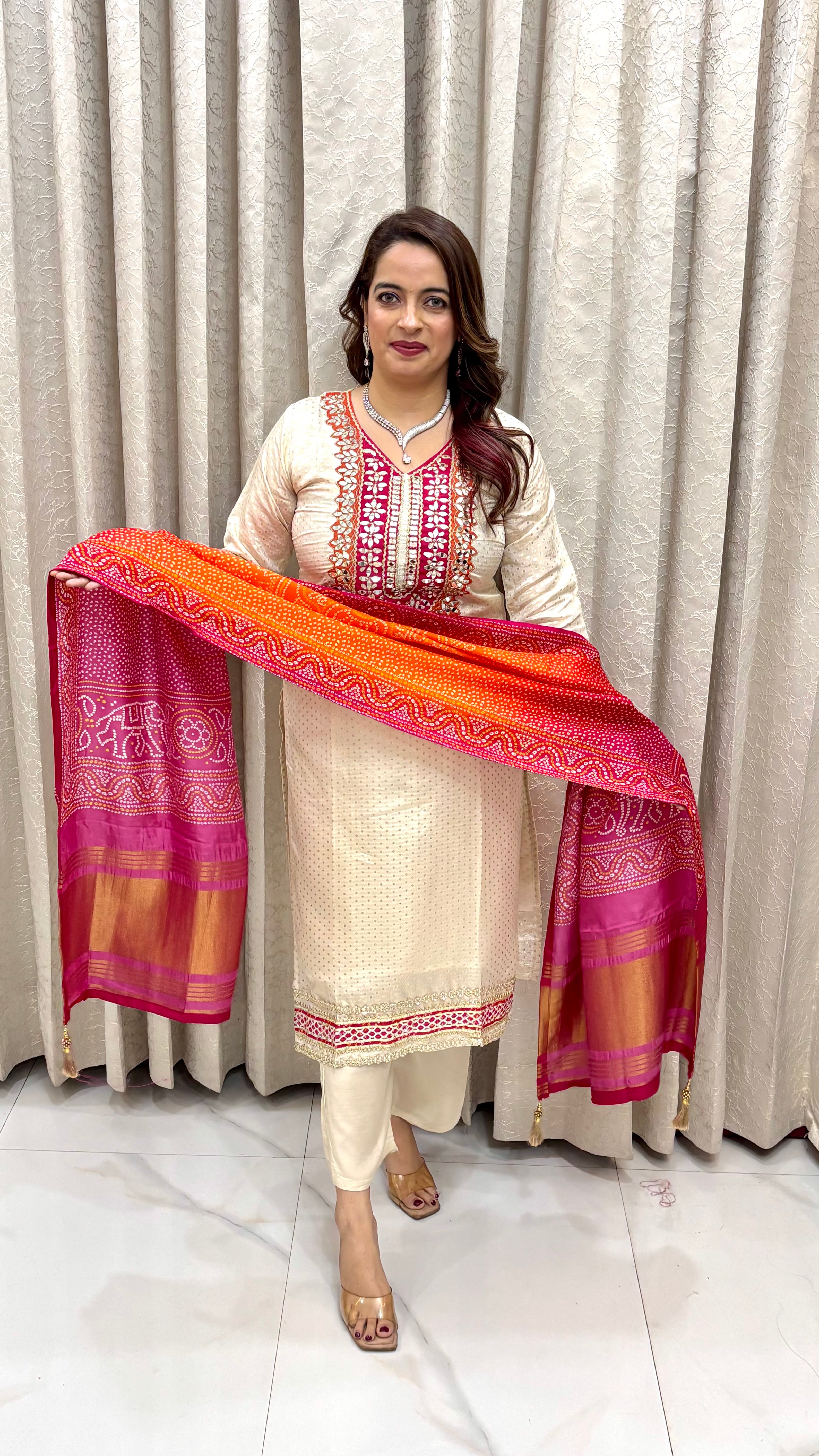 Banarasi Silk Suit – Detailed Description