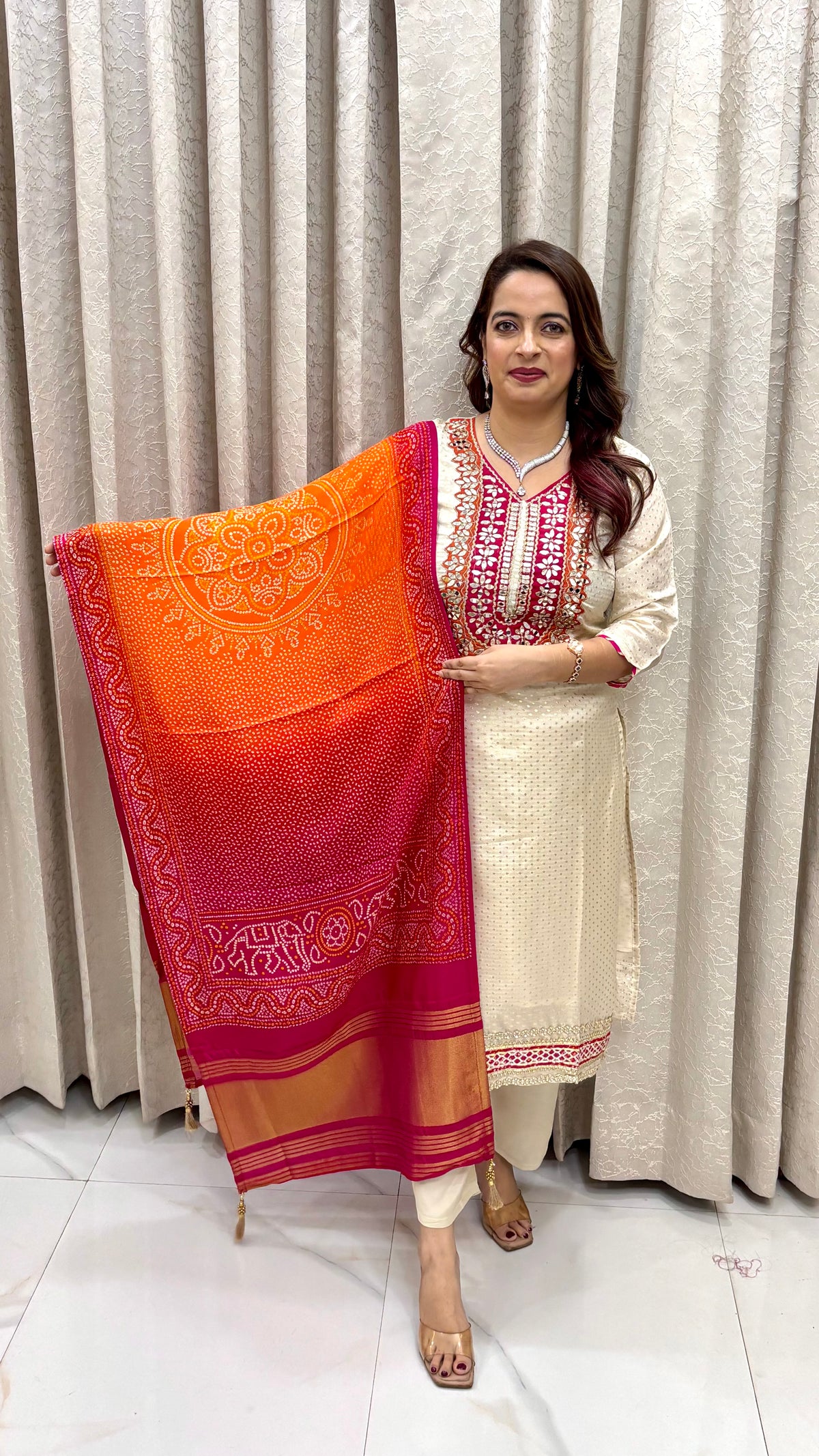 Banarasi Silk Suit – Detailed Description