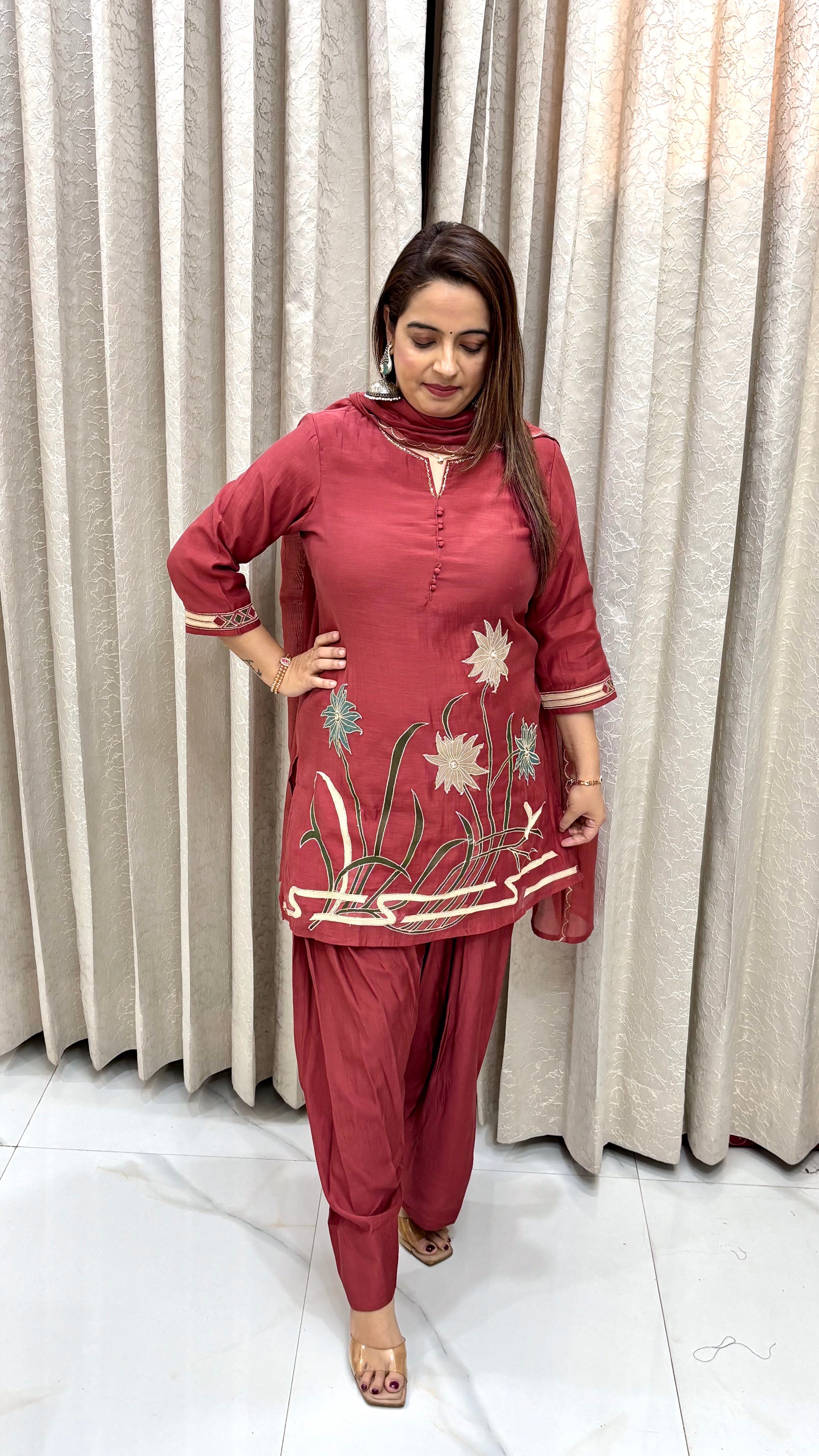 Most Viral Shantoon Farshi Salwar Suit