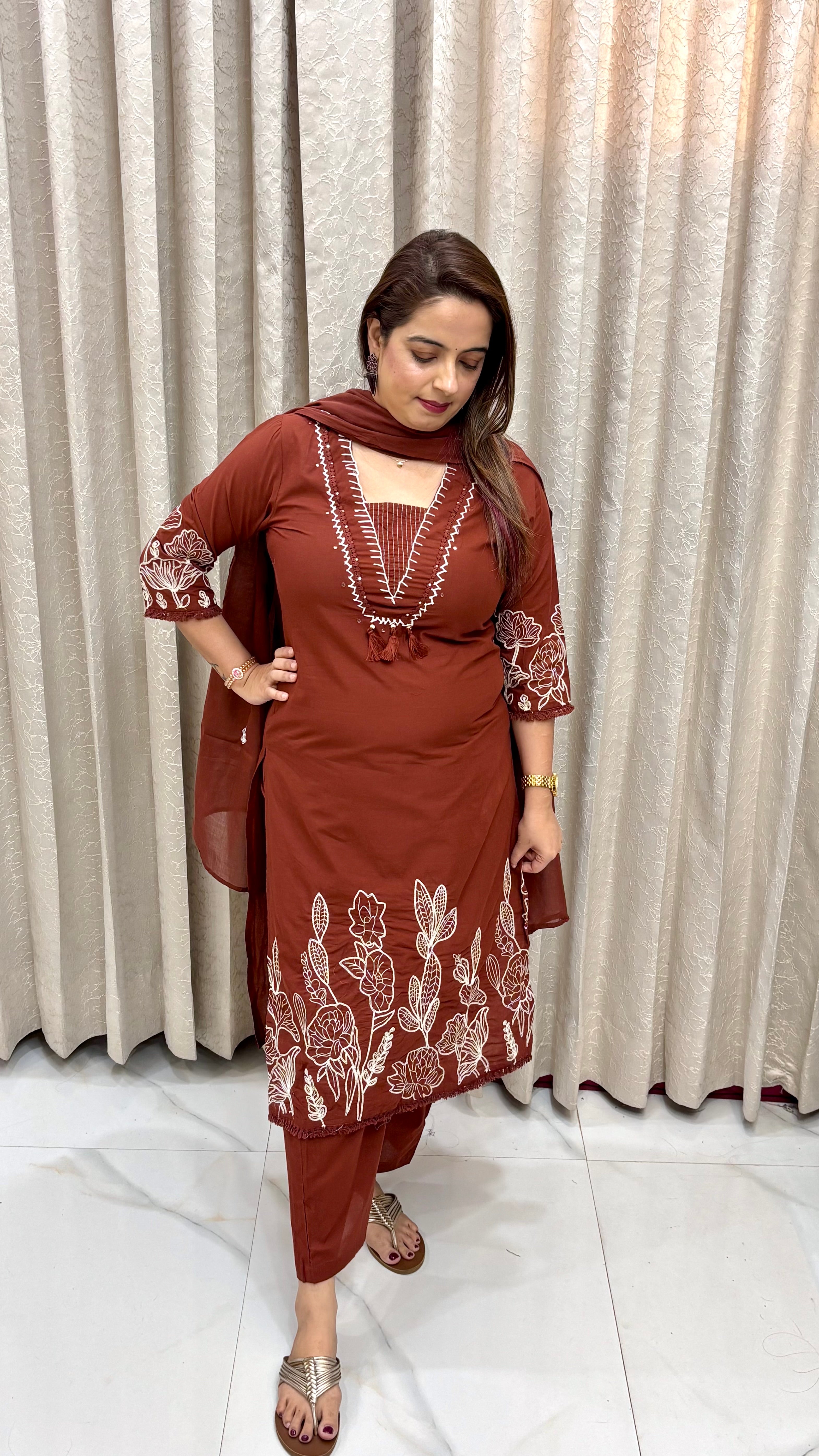 Pure Cotton Suit