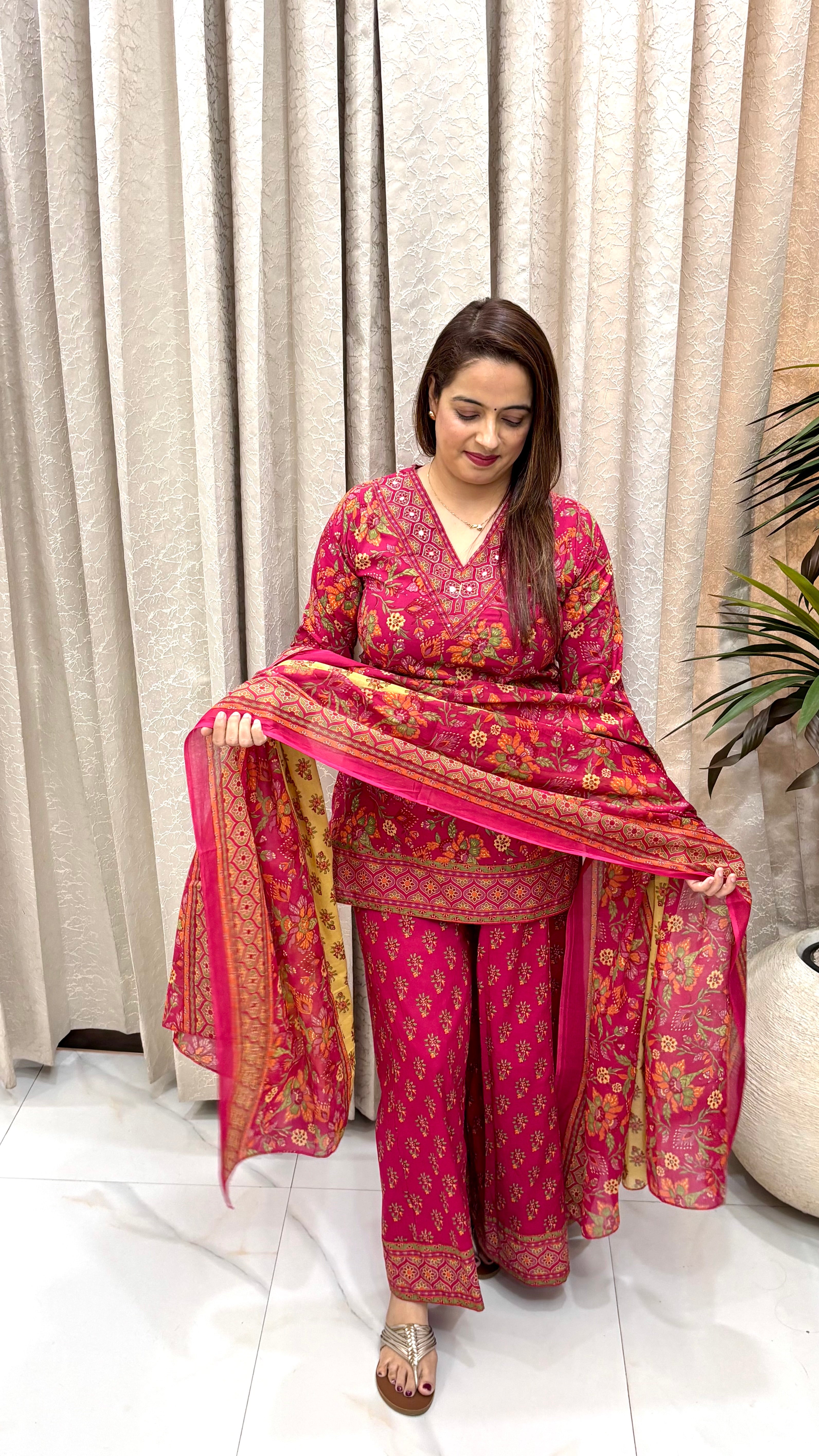 Pure Cotton Designer Suit ✨