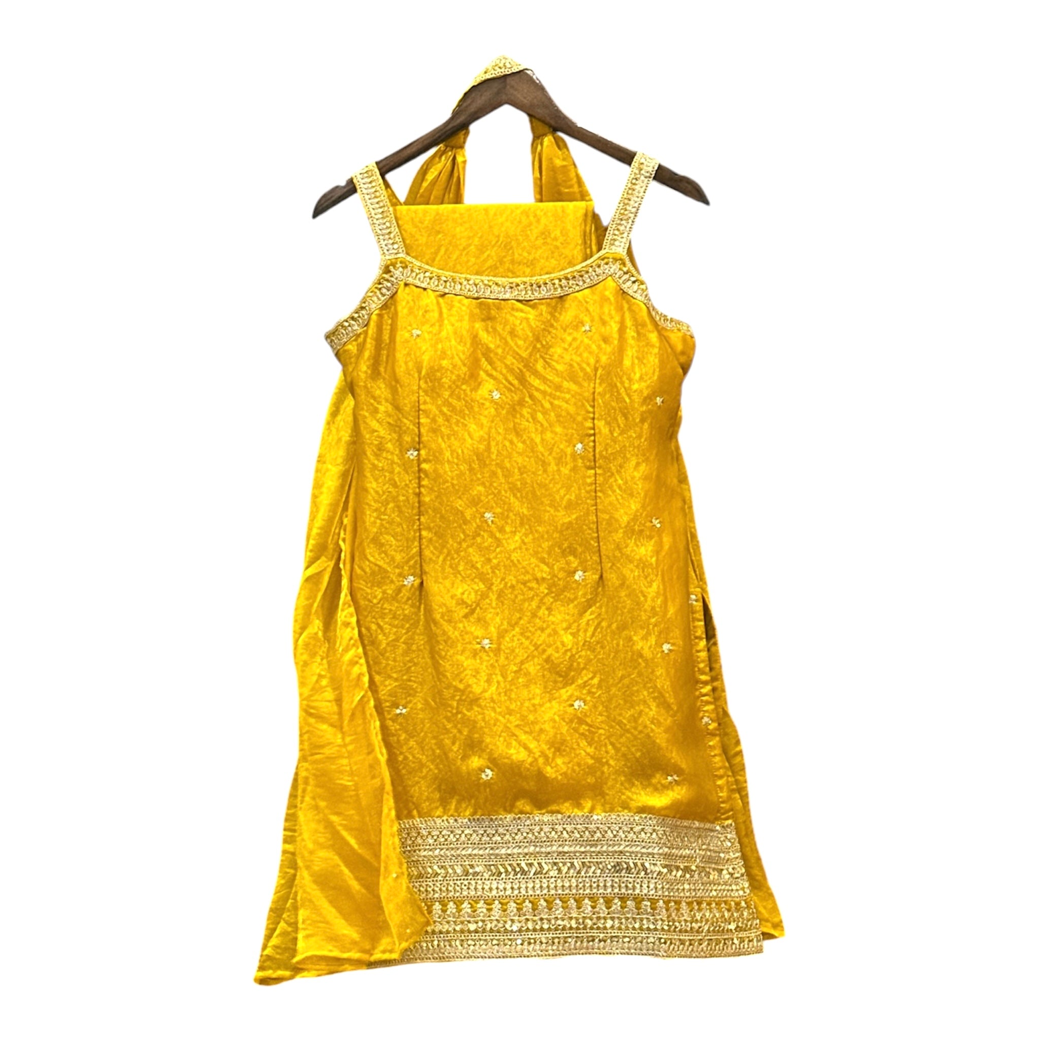 Organza Shimmer Spaghetti Style Designer Suit