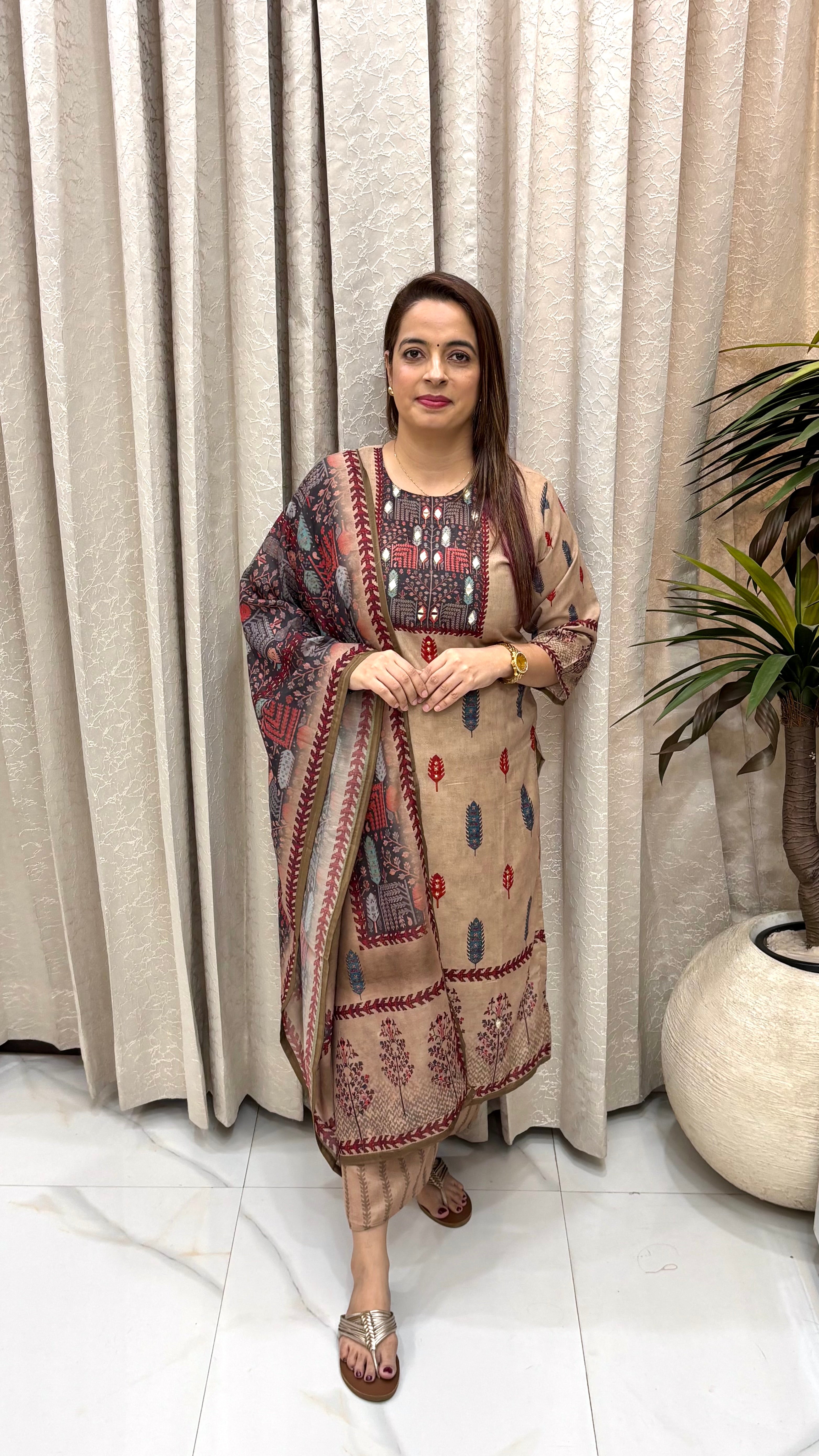 Mulmul Cotton Designer Suit ✨